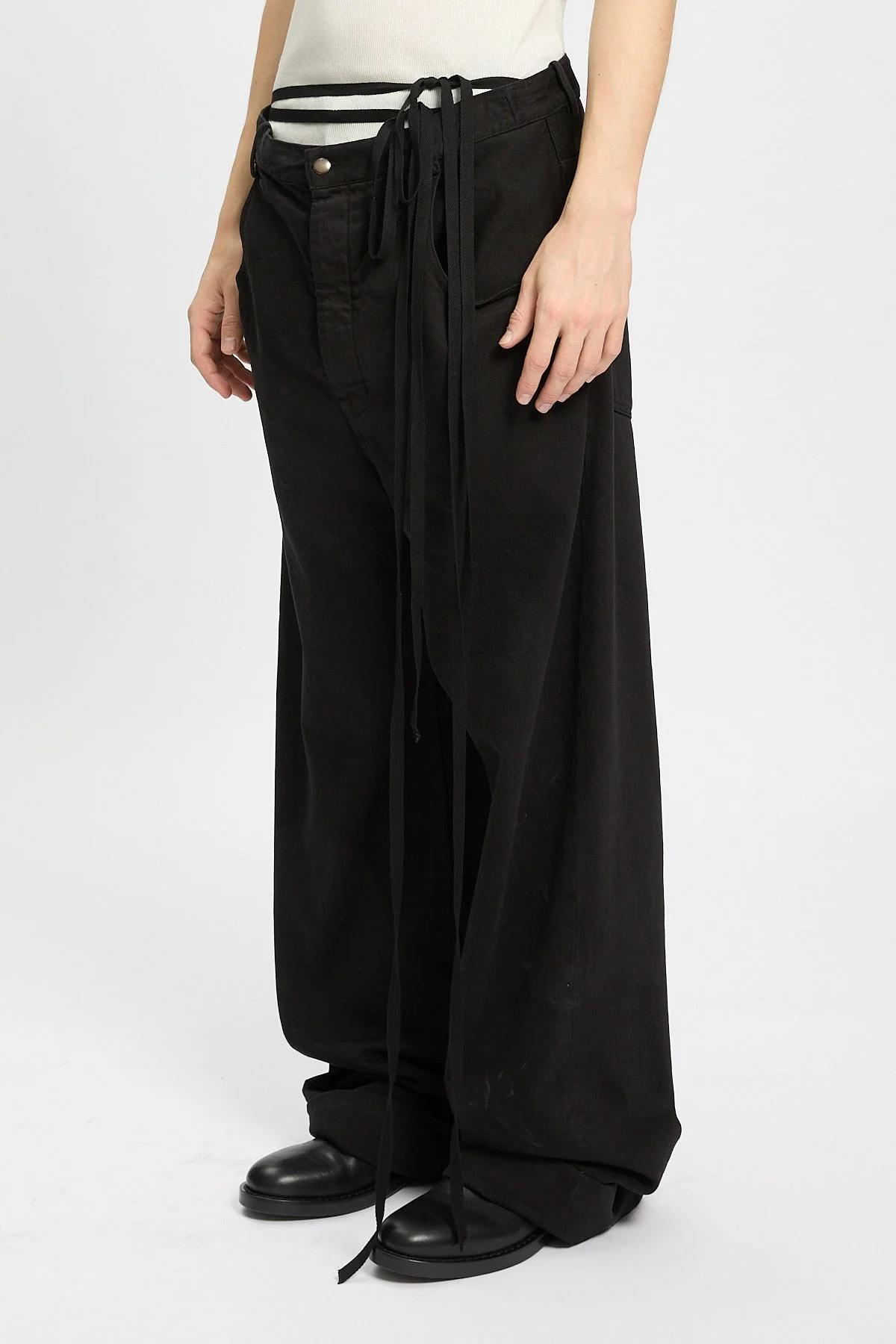 MICHAËL 5-POCKETS HIGH COMFORT TROUSERS BLACK - Image 5
