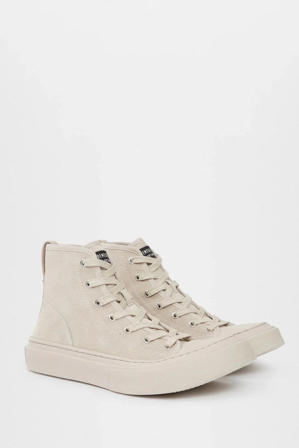 SARIN VULCANIZED MID-TOP SNEAKERS CHALK - Image 2
