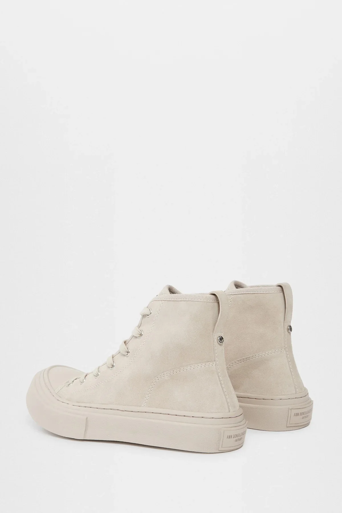 SARIN VULCANIZED MID-TOP SNEAKERS CHALK - Image 3