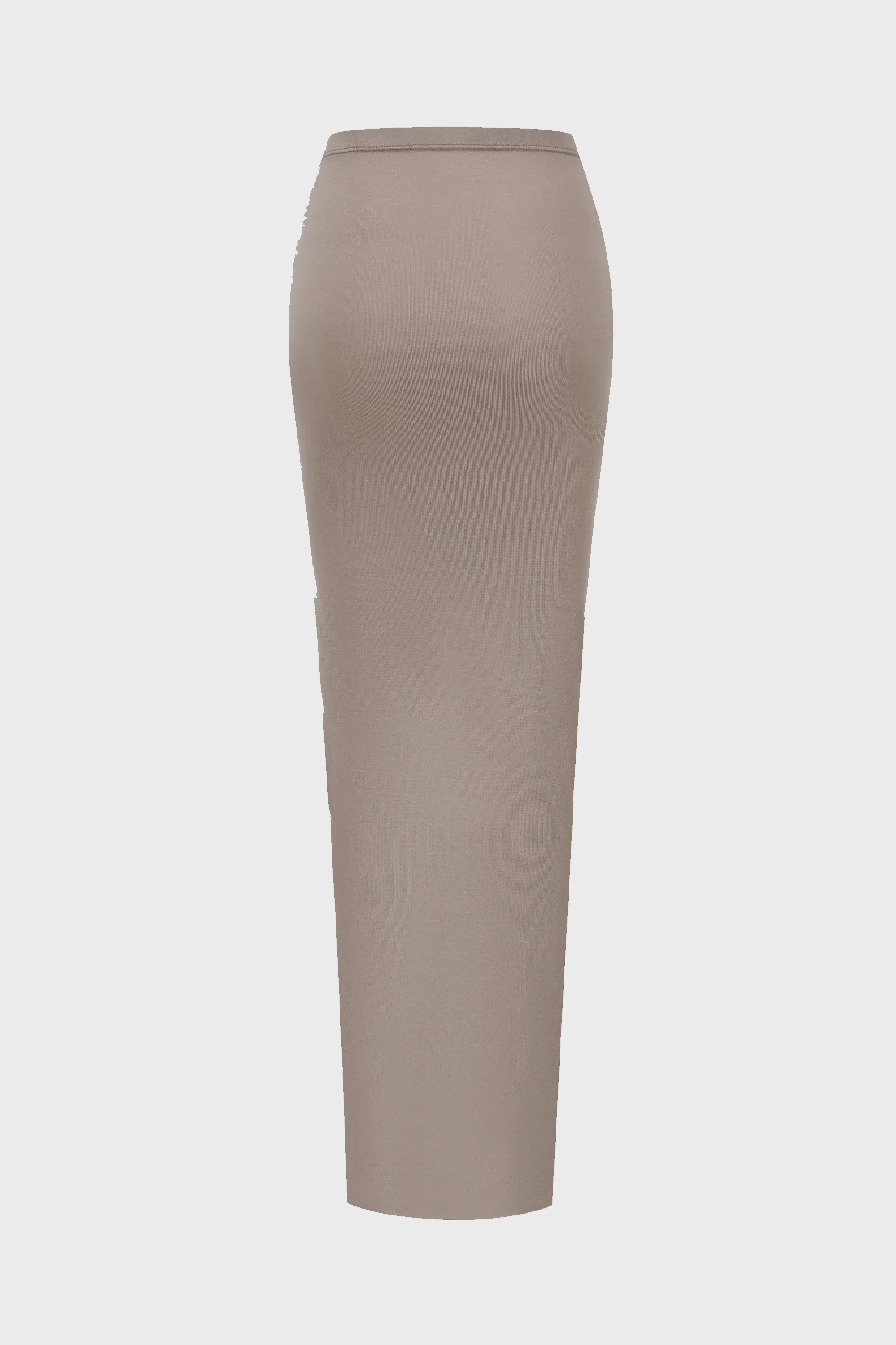 ASYMMETRIC TWIST-KNOTTED SKIRT MINERAL GREY - Image 3