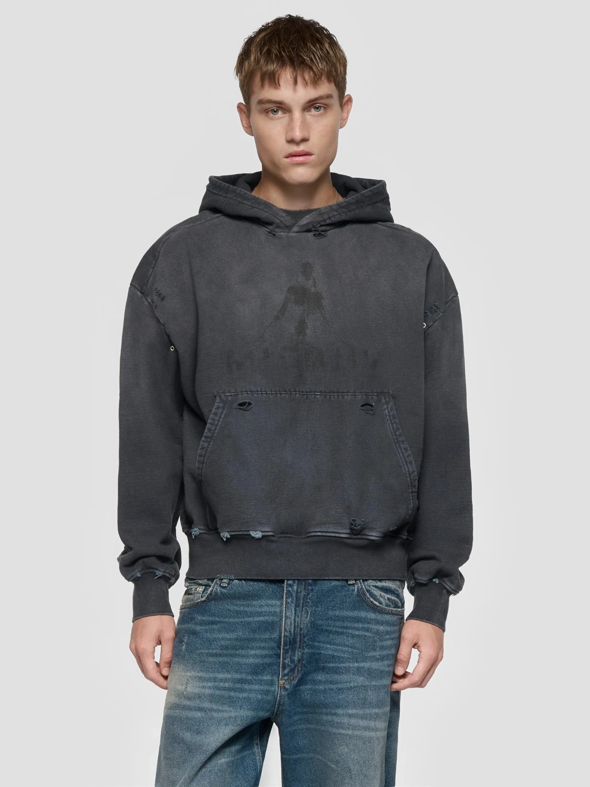 VINTAGE WASHED OUT HOODIE - Image 3