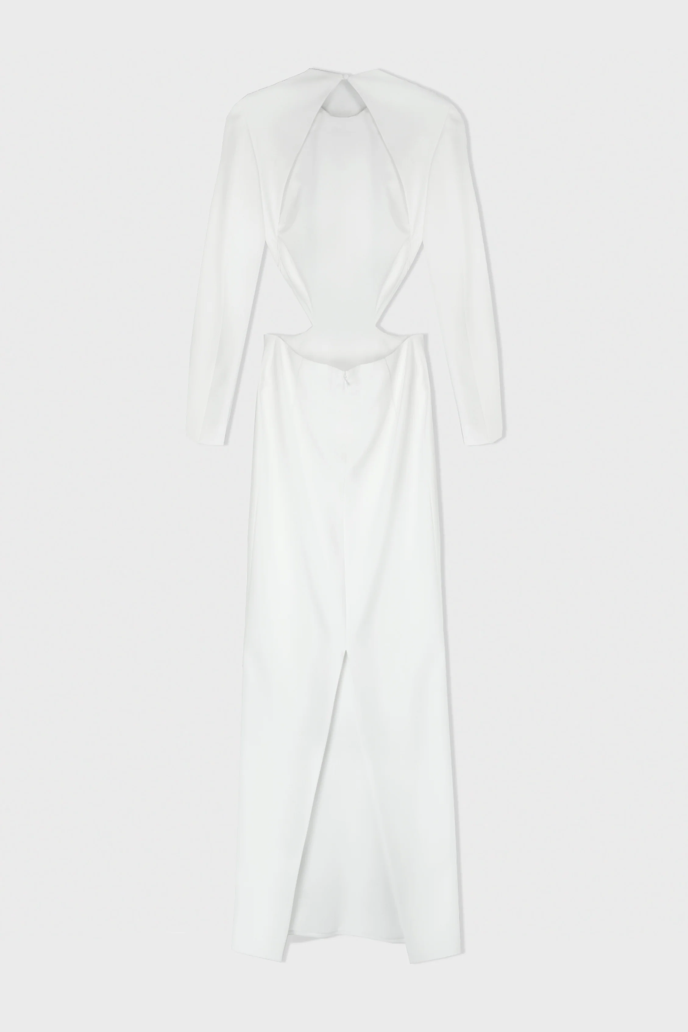 WHITE OPEN BACK DRESS - Image 2