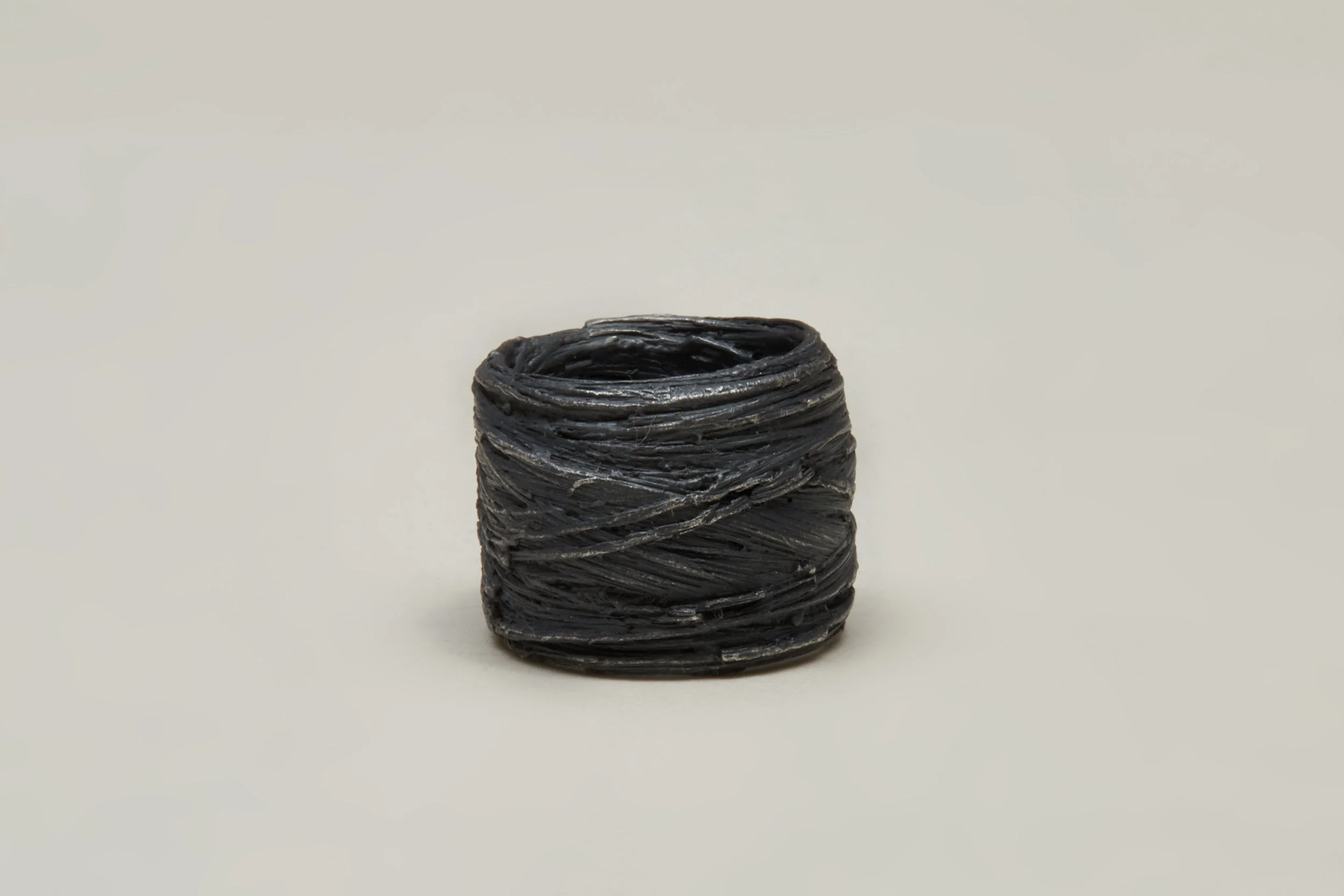 black silver ring - Image 2
