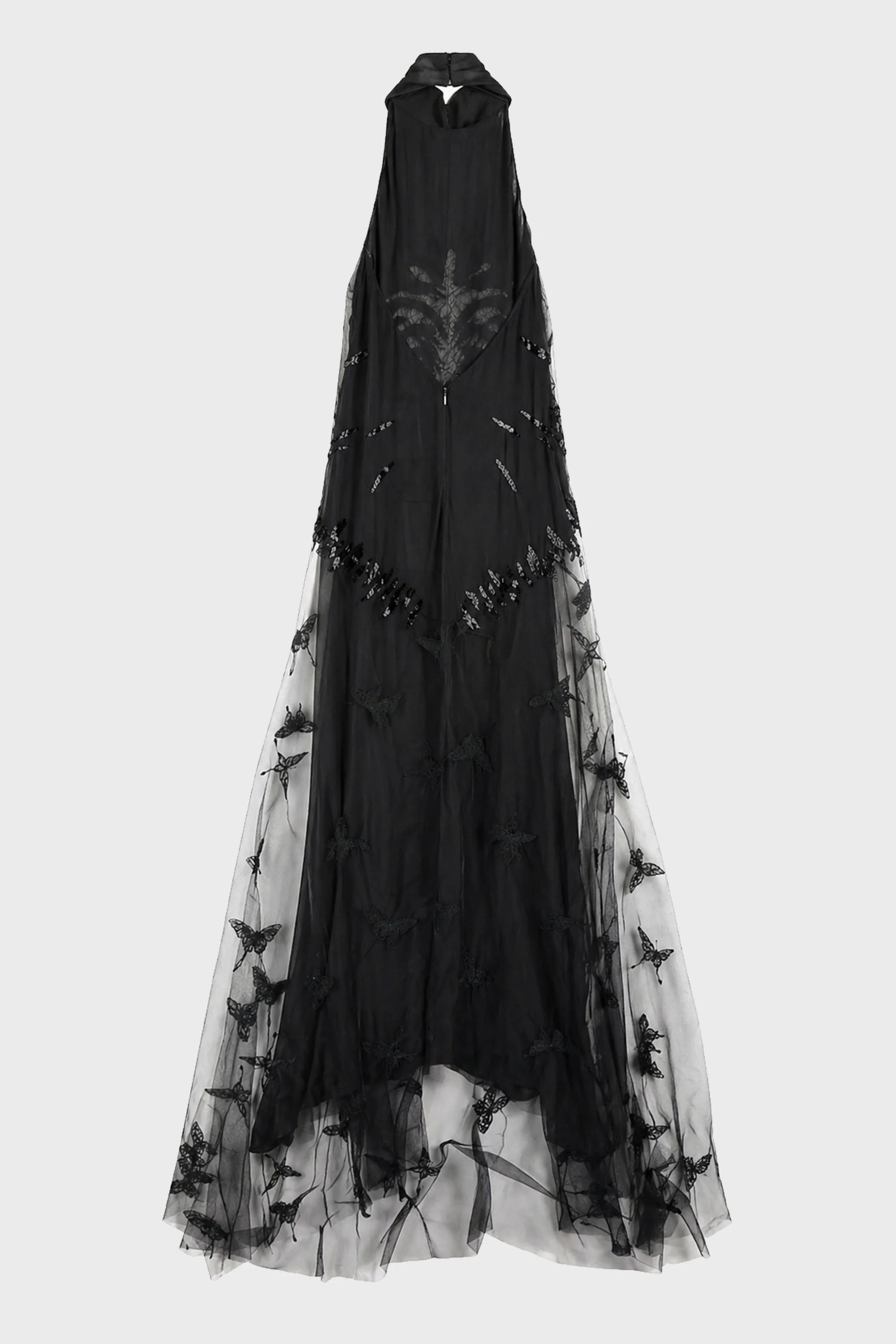 EMBR GEORG+NET DRESS BLACK - Image 2