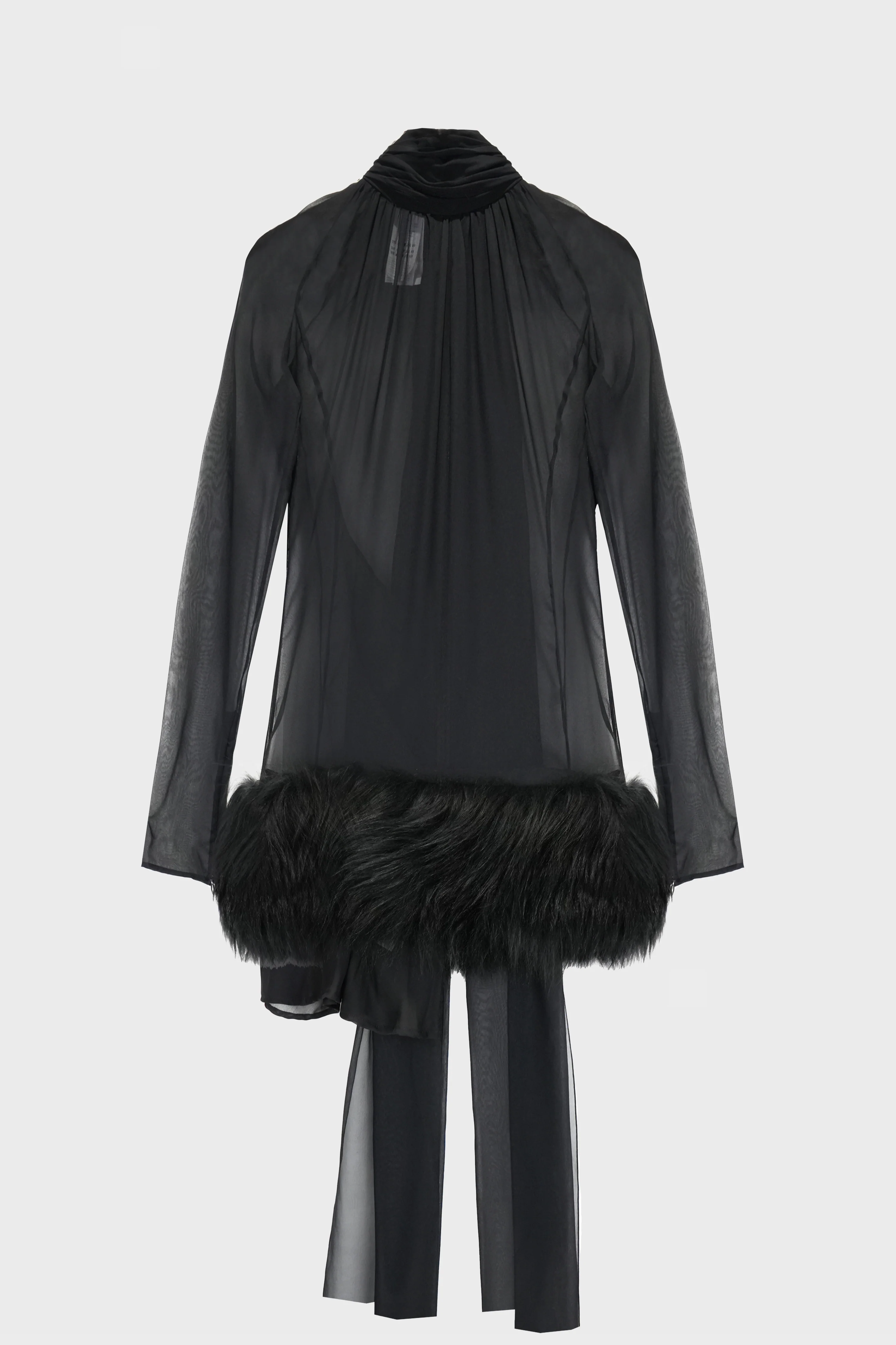 GEORG DRESS W/FUR - Image 3