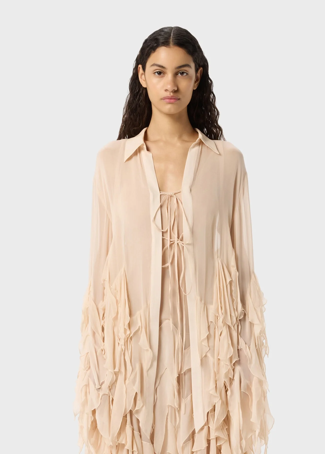 GEORG TOP W/RUFFLES READY TO DYE - Image 2