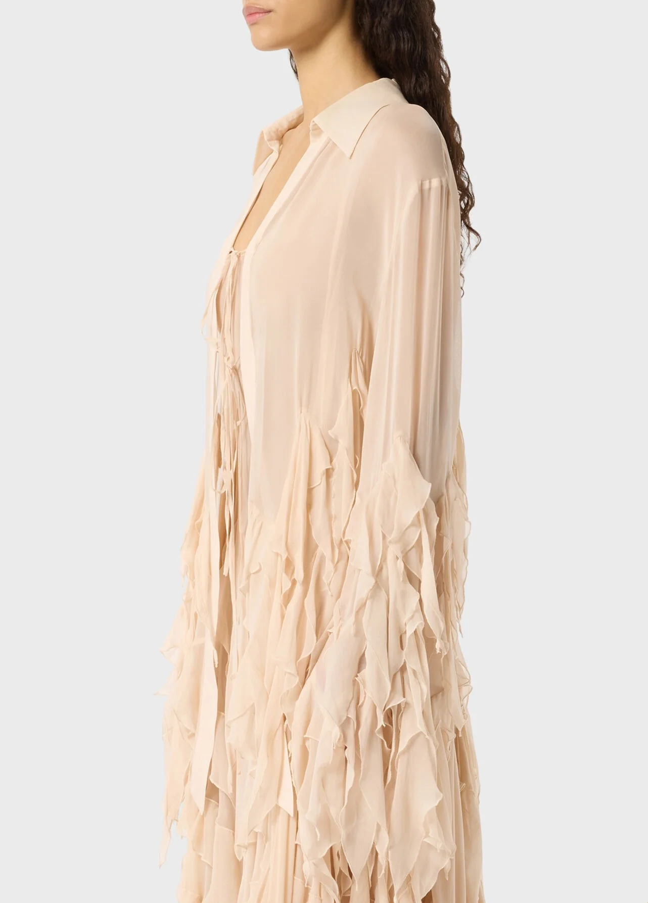 GEORG TOP W/RUFFLES READY TO DYE - Image 5