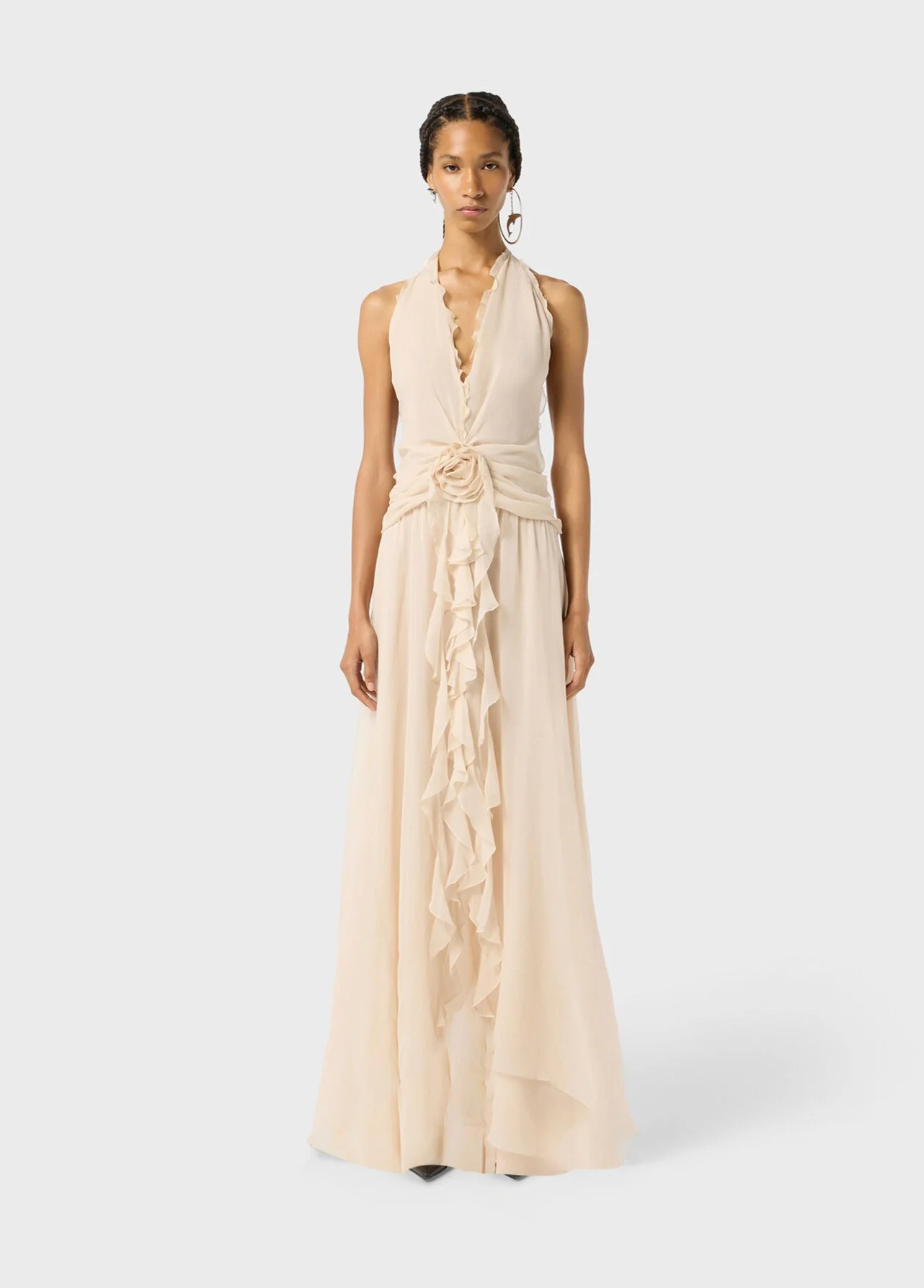 GEORGETTE LONG DRESS AMBERLIGHT - Image 2