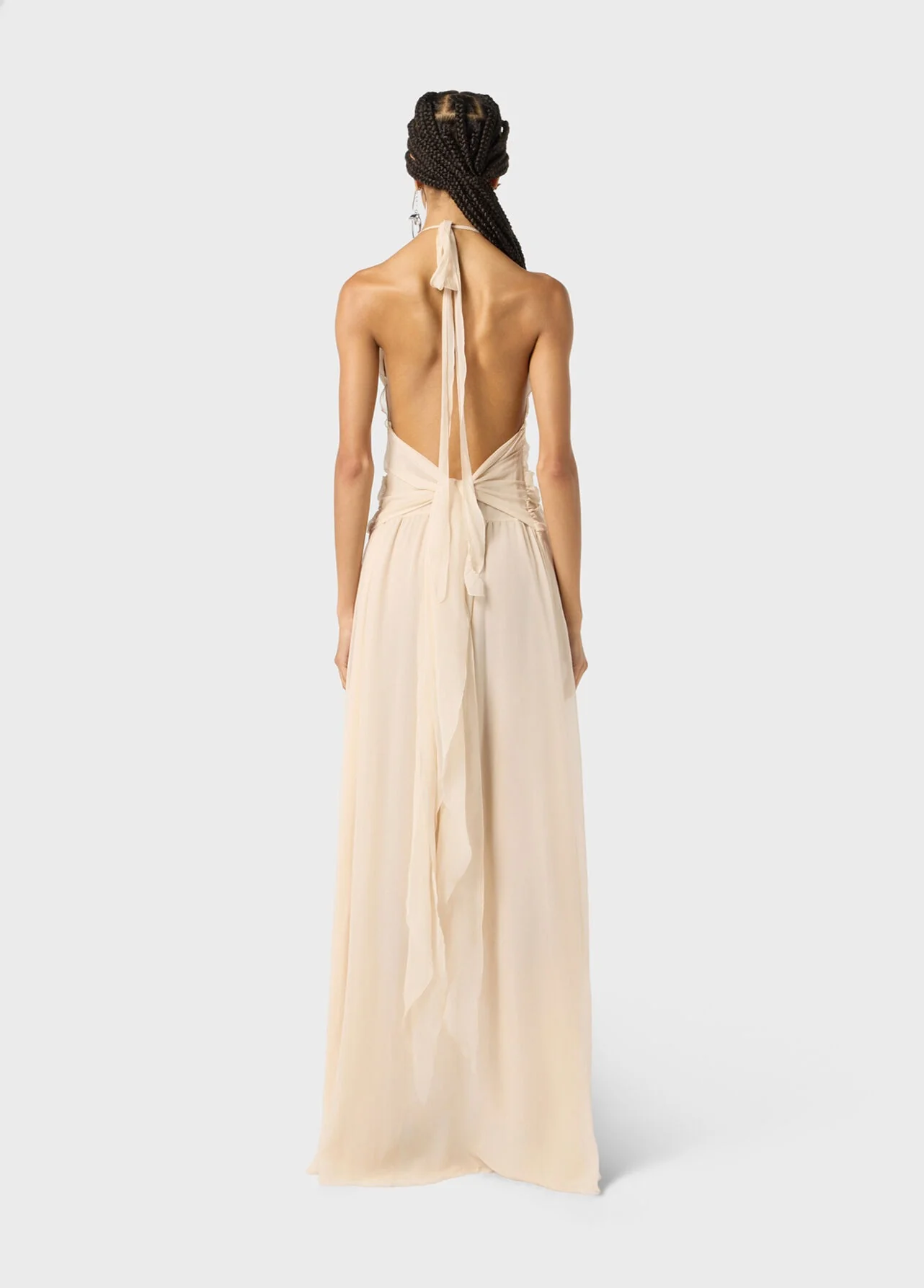 GEORGETTE LONG DRESS AMBERLIGHT - Image 4