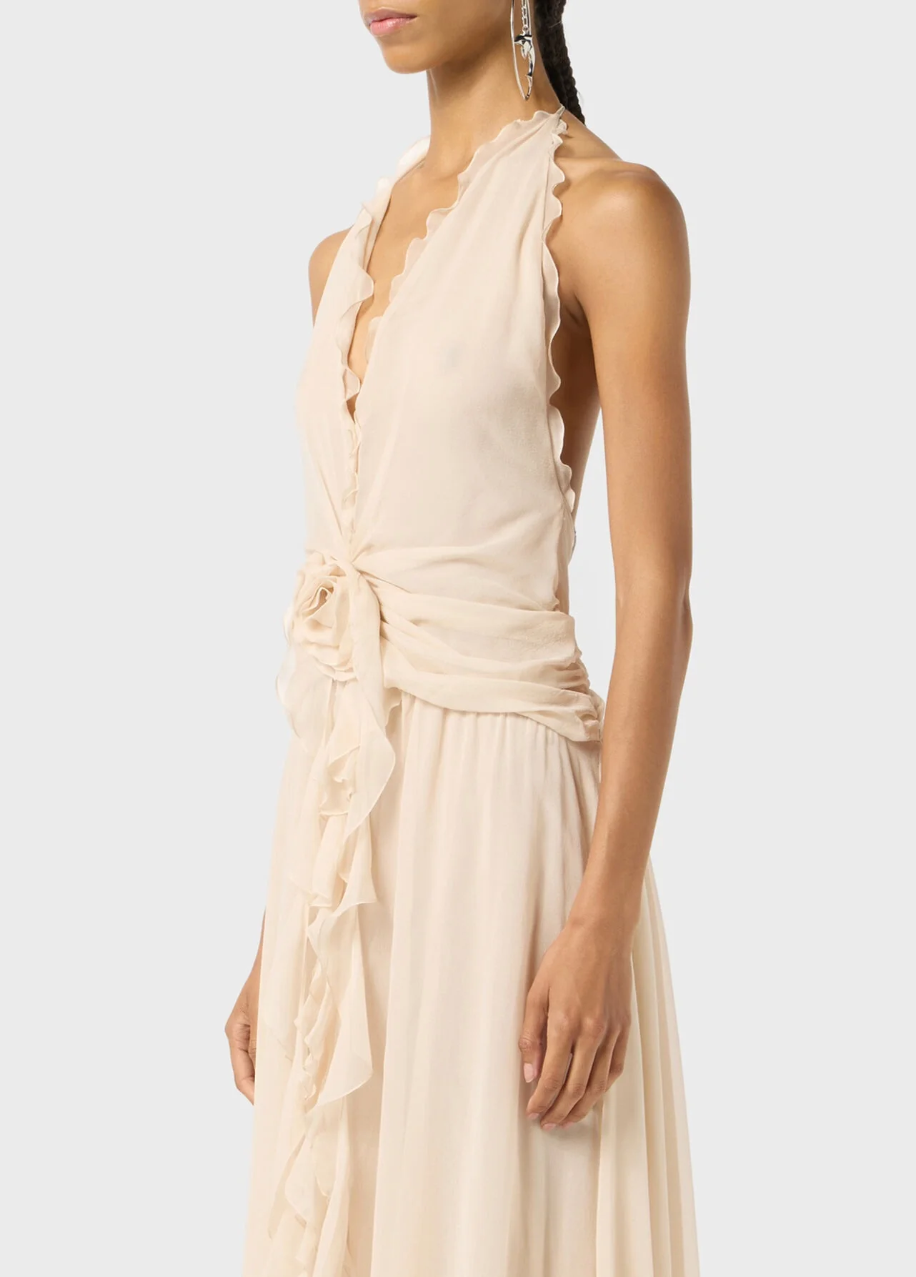GEORGETTE LONG DRESS AMBERLIGHT - Image 5