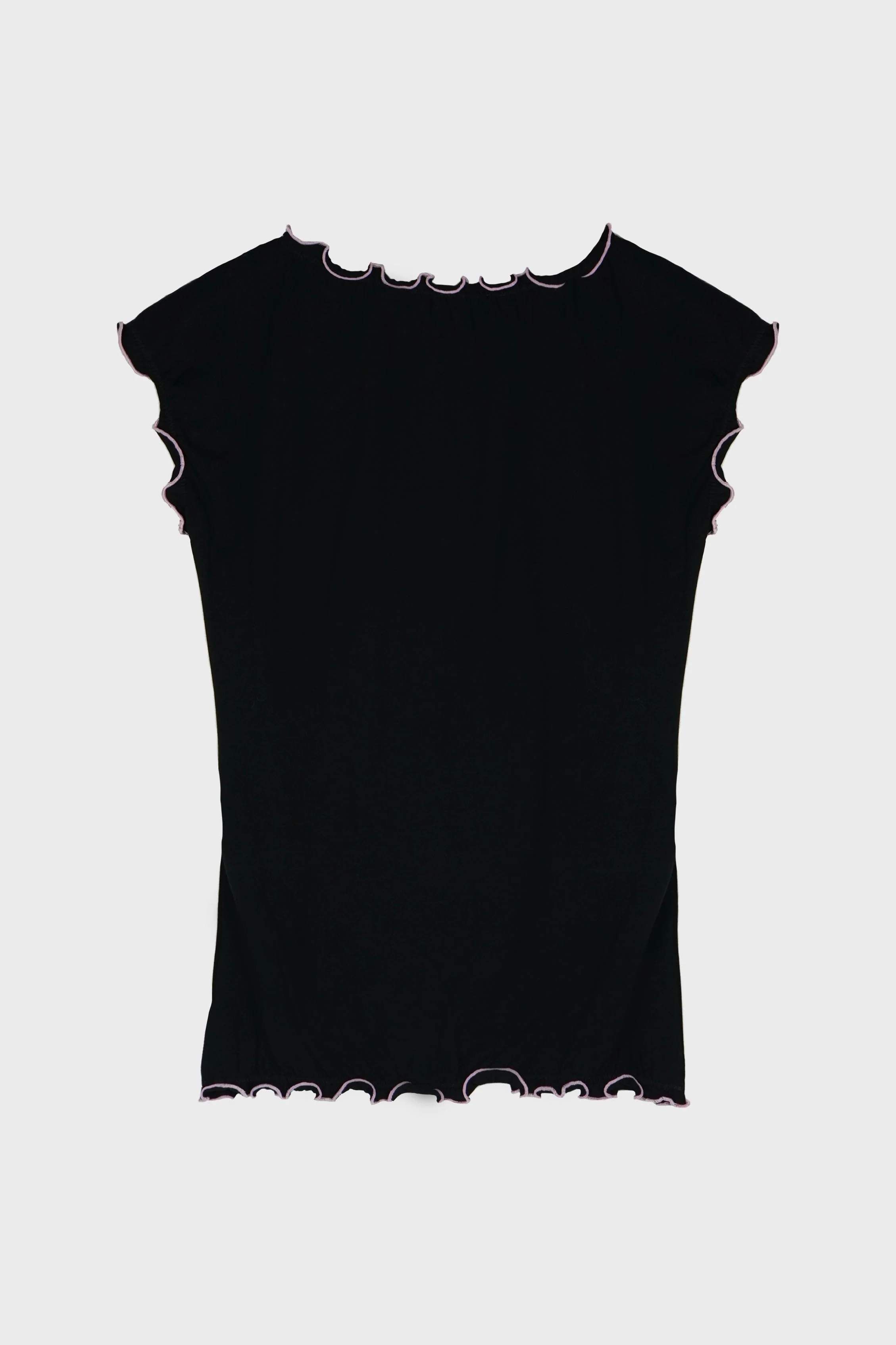JERSEY T-SHIRT W/ KITTEN PRINT AND RUFFLES - Image 3