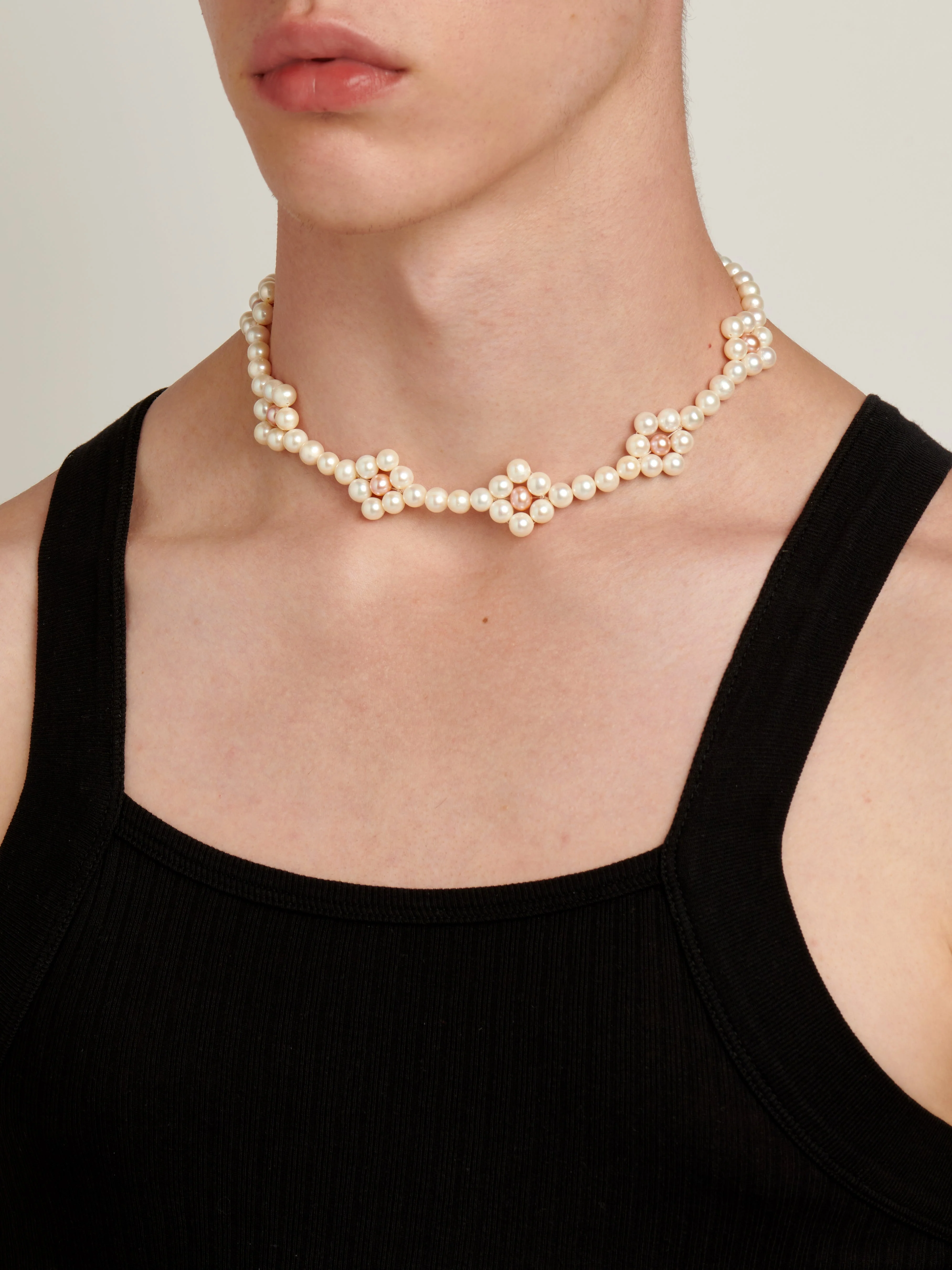 DAISY PEARL NECKLACE - Image 2