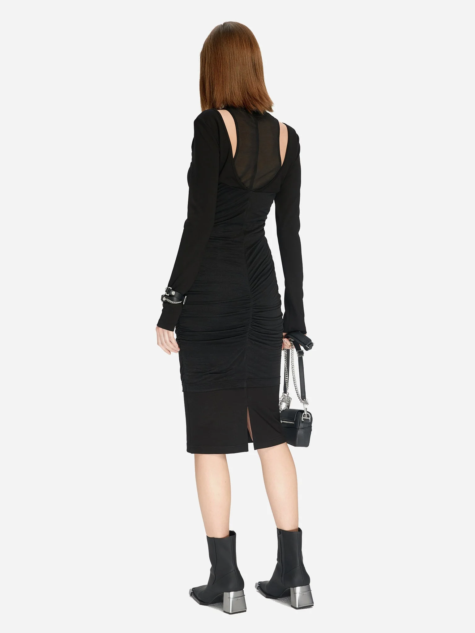 ARC CUT-OUT PANELLED DRESS - Image 10