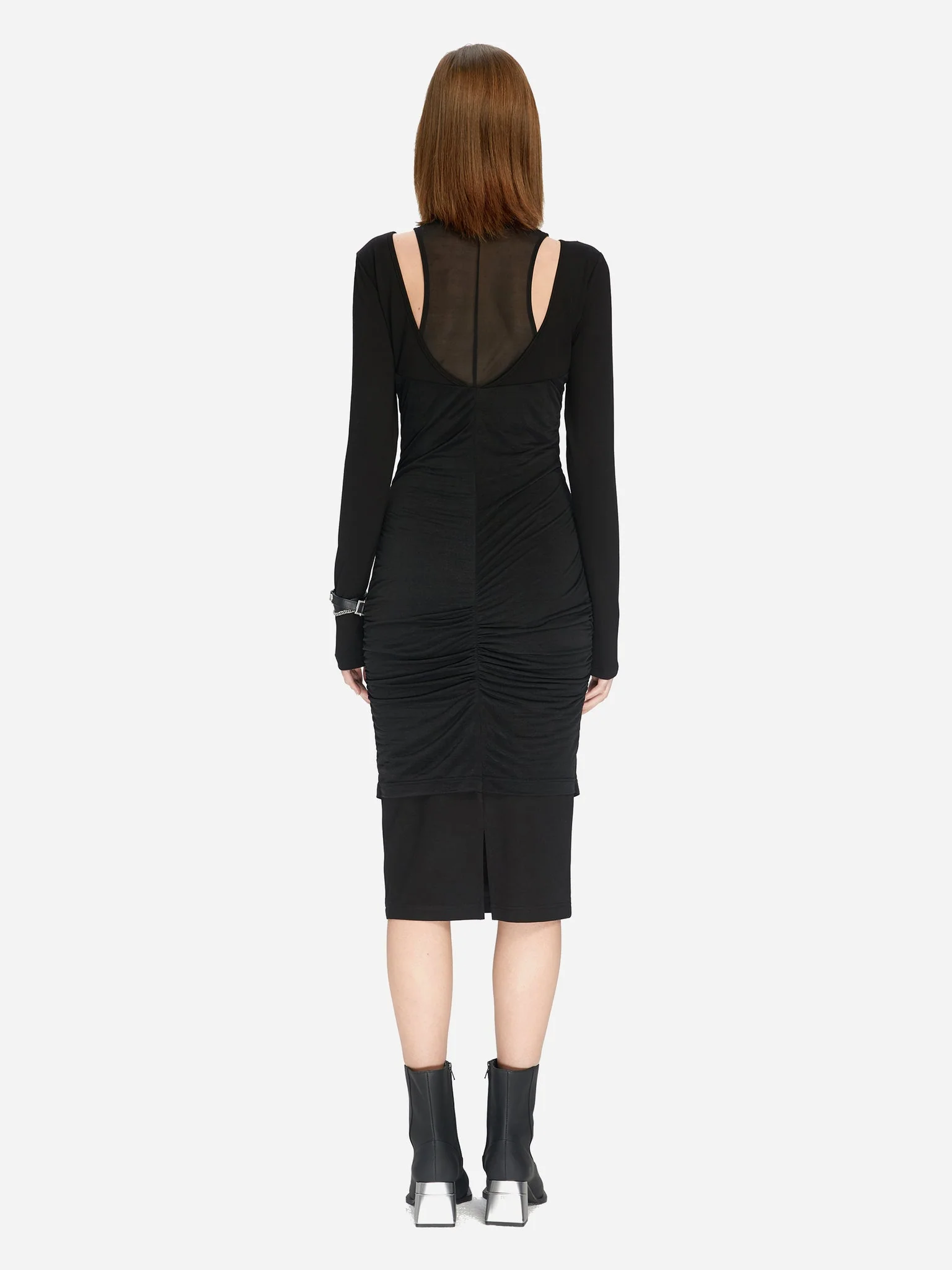 ARC CUT-OUT PANELLED DRESS - Image 4