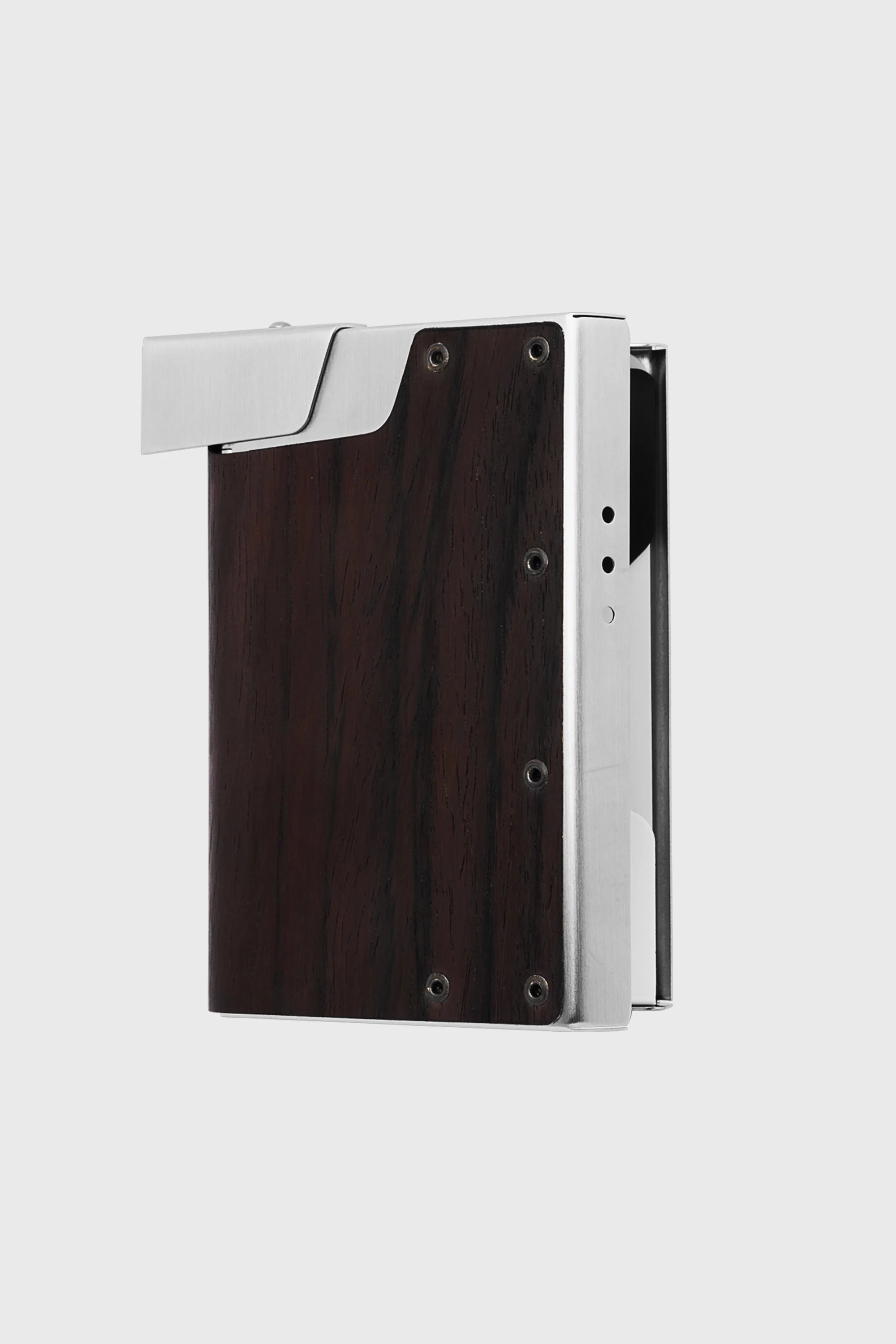 "CC-CONTAINER" BIZ. CARD / CIGARETTE CASE ROSE WOOD - Image 2
