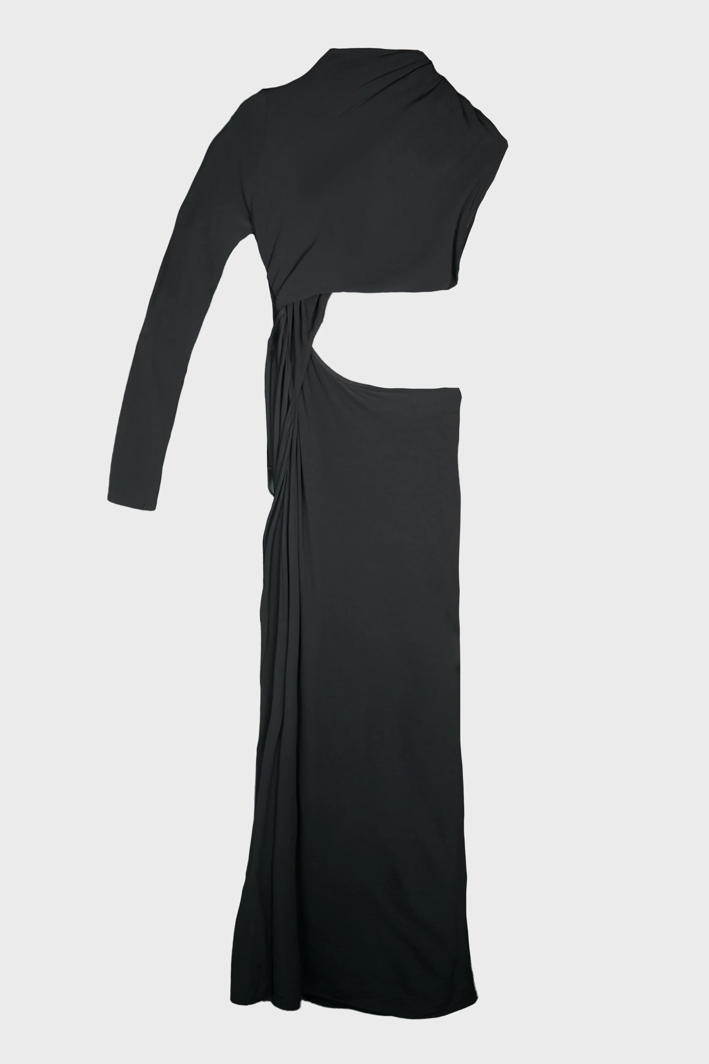 COILED TWISTED TORSO DRESS BLACK - Image 3