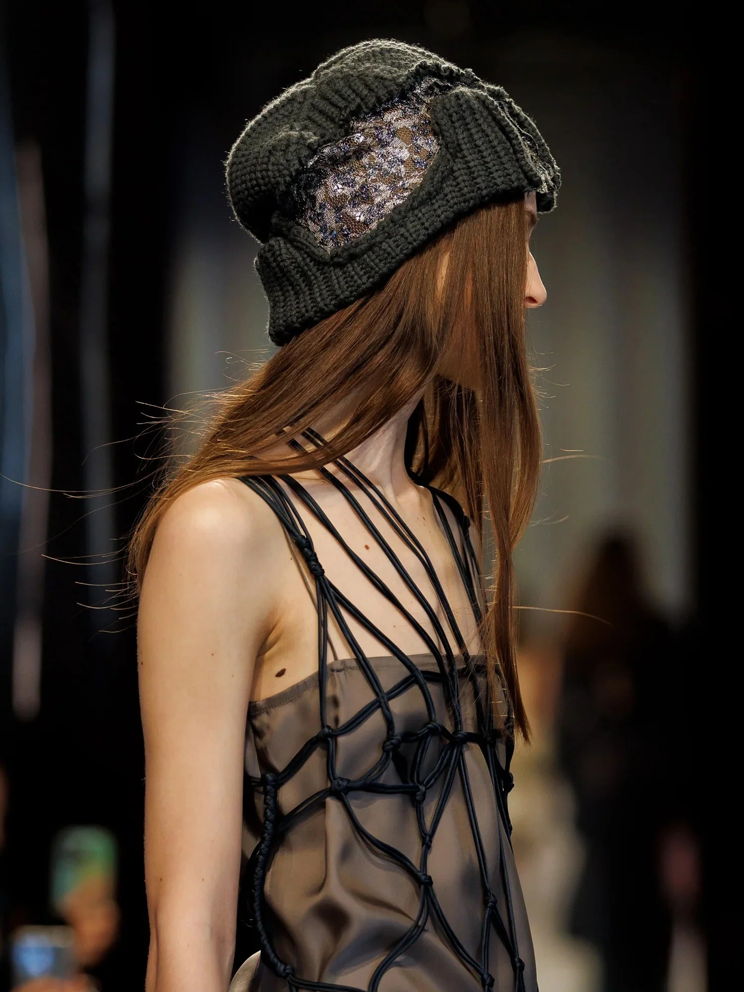 DECONSTRUCT SEQUIN BEANIE - Image 2