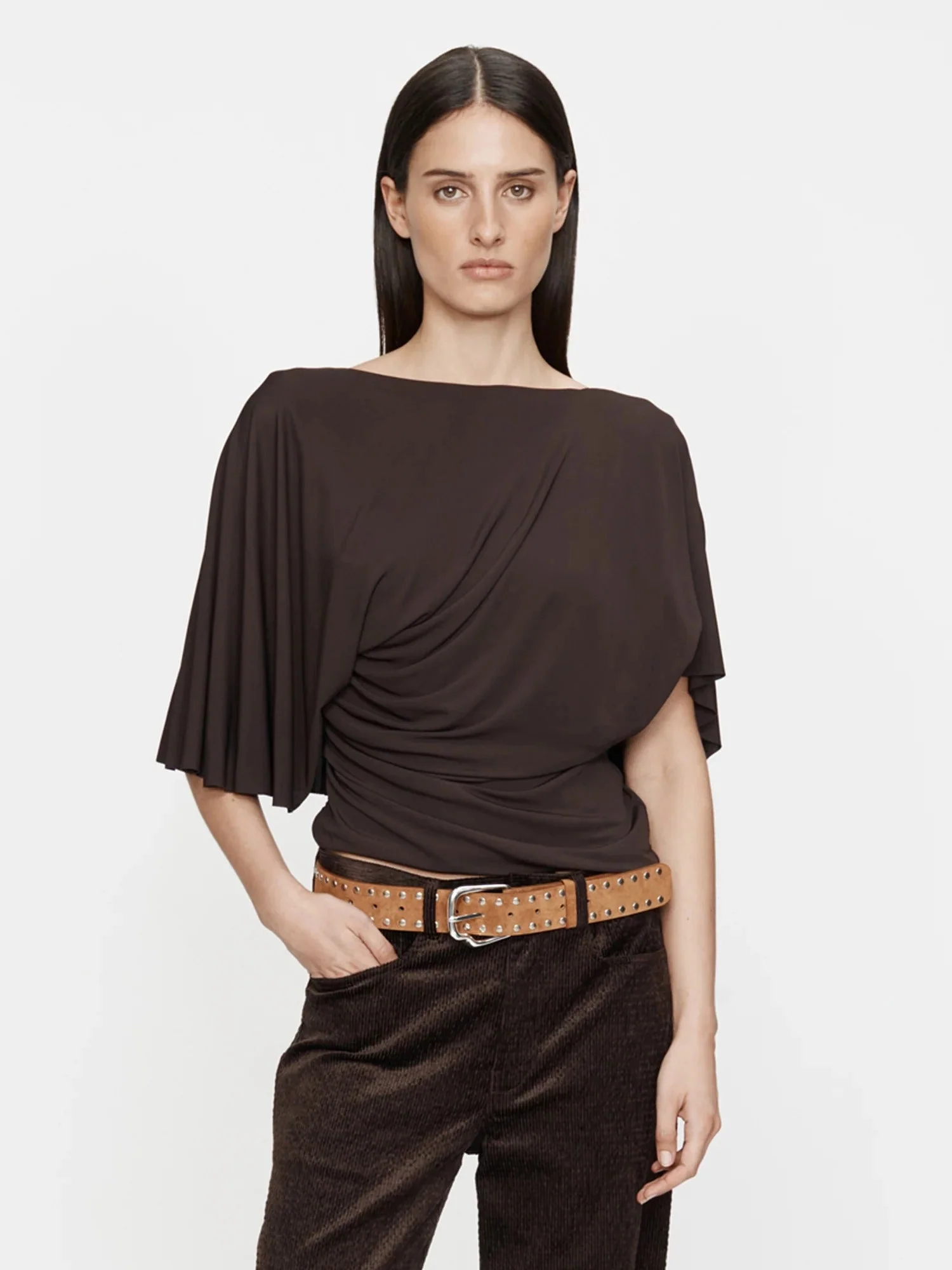 FLUTED JERSEY TOP - Image 2