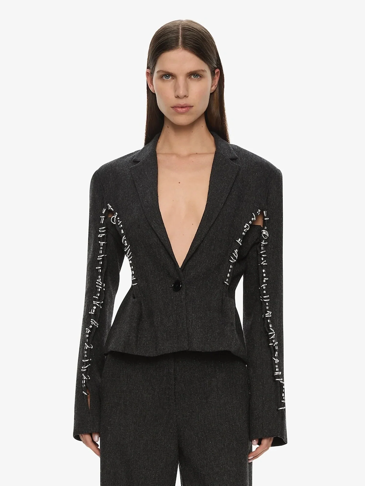 PALMAS PIERCED BLAZER - Image 2
