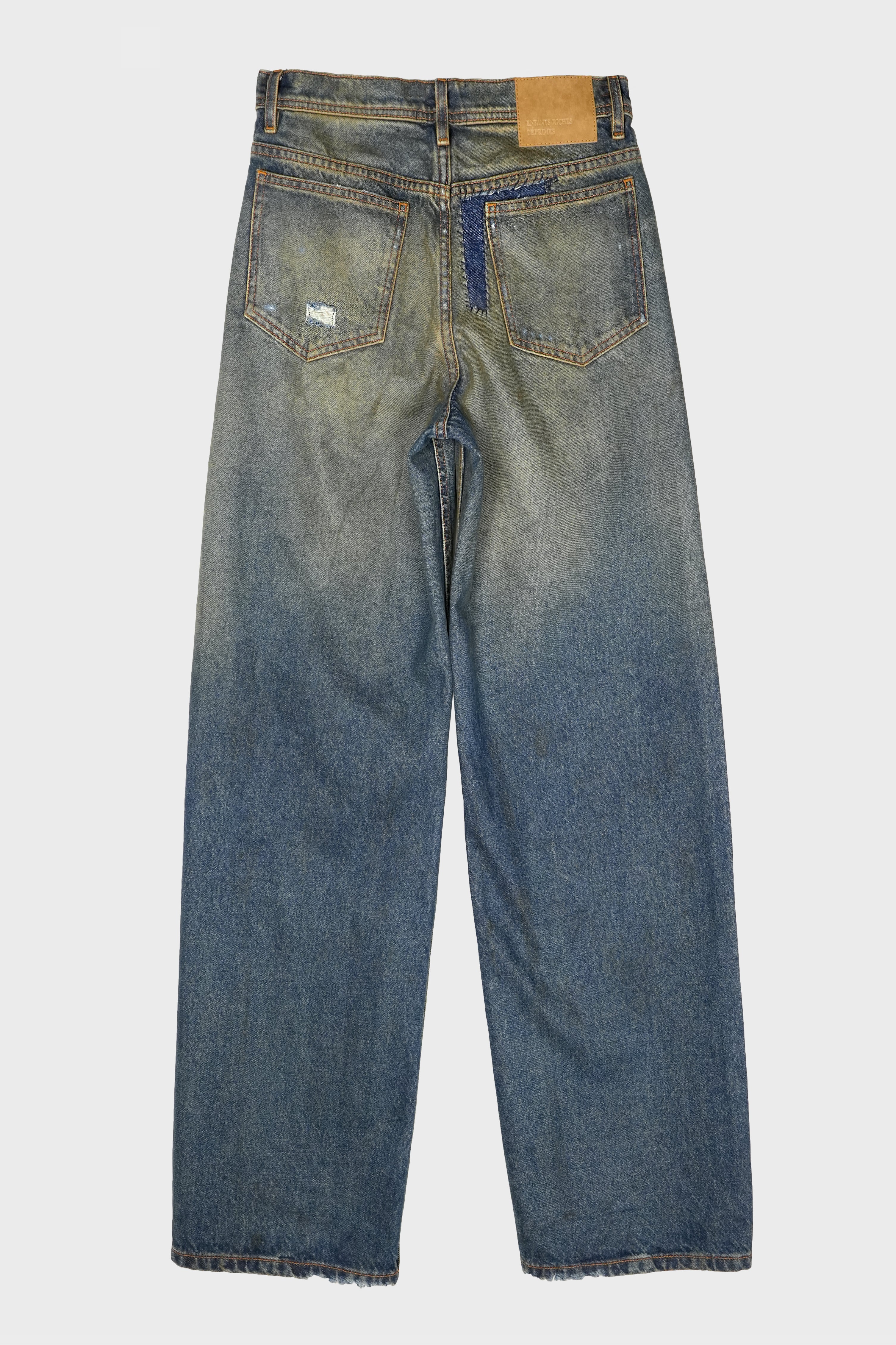 CORPSE POSE WIDE LEG DISTRESSED JEANS - Image 2