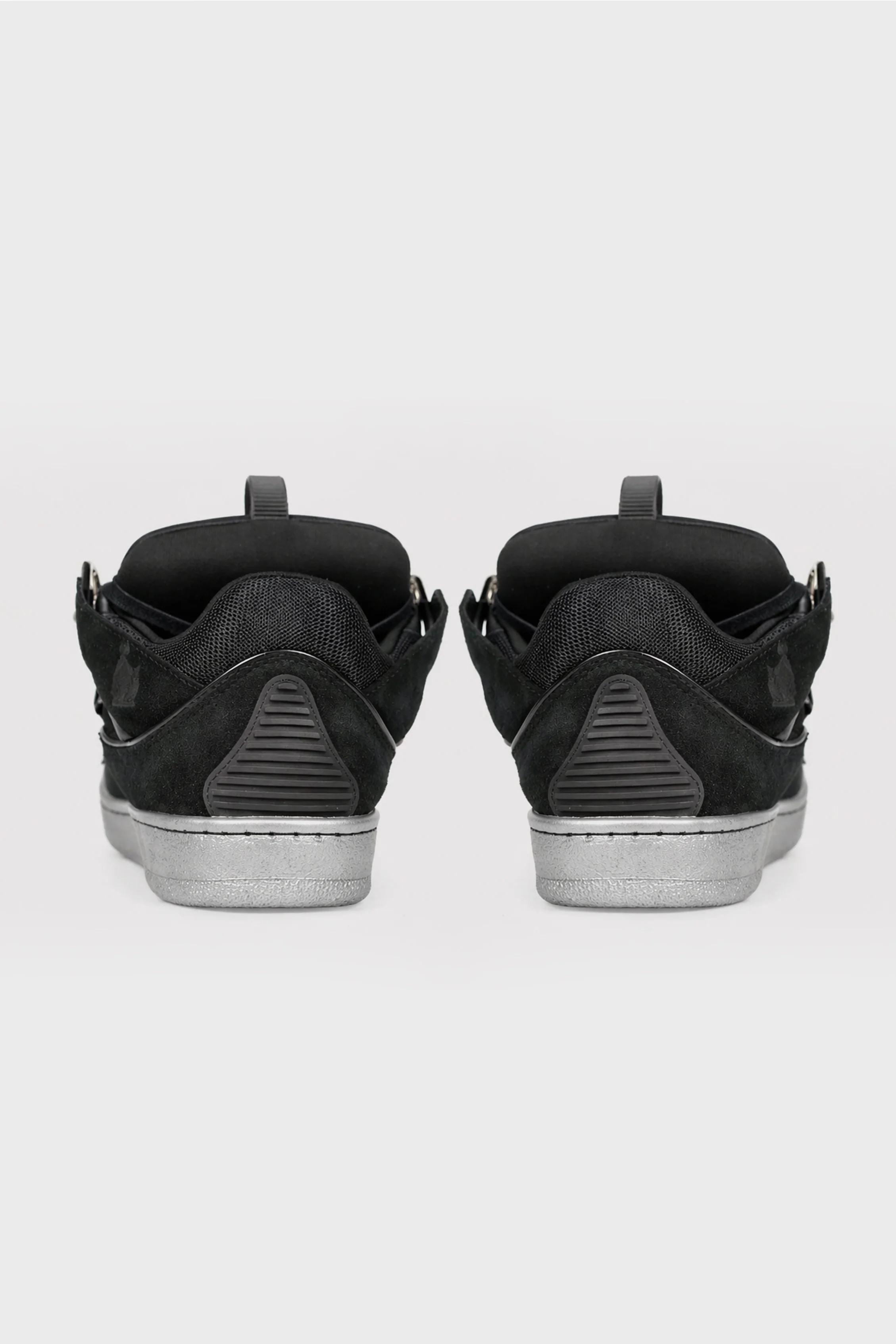 CURB SNEAKERS BLACK/SILVER - Image 4