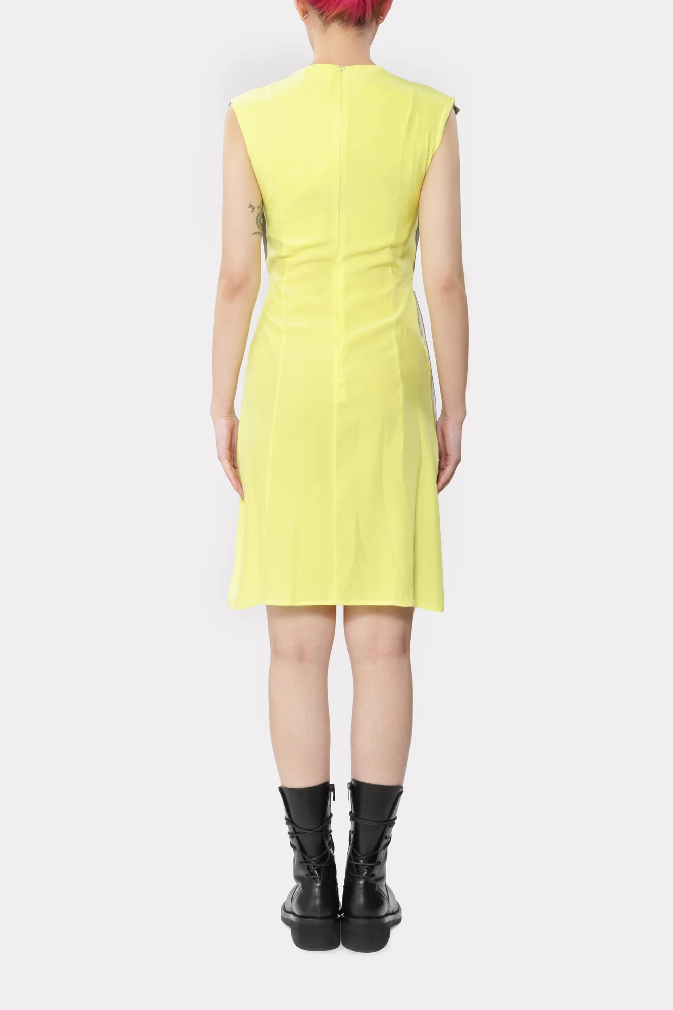 Dress with Breast Detail and Vest - Image 3