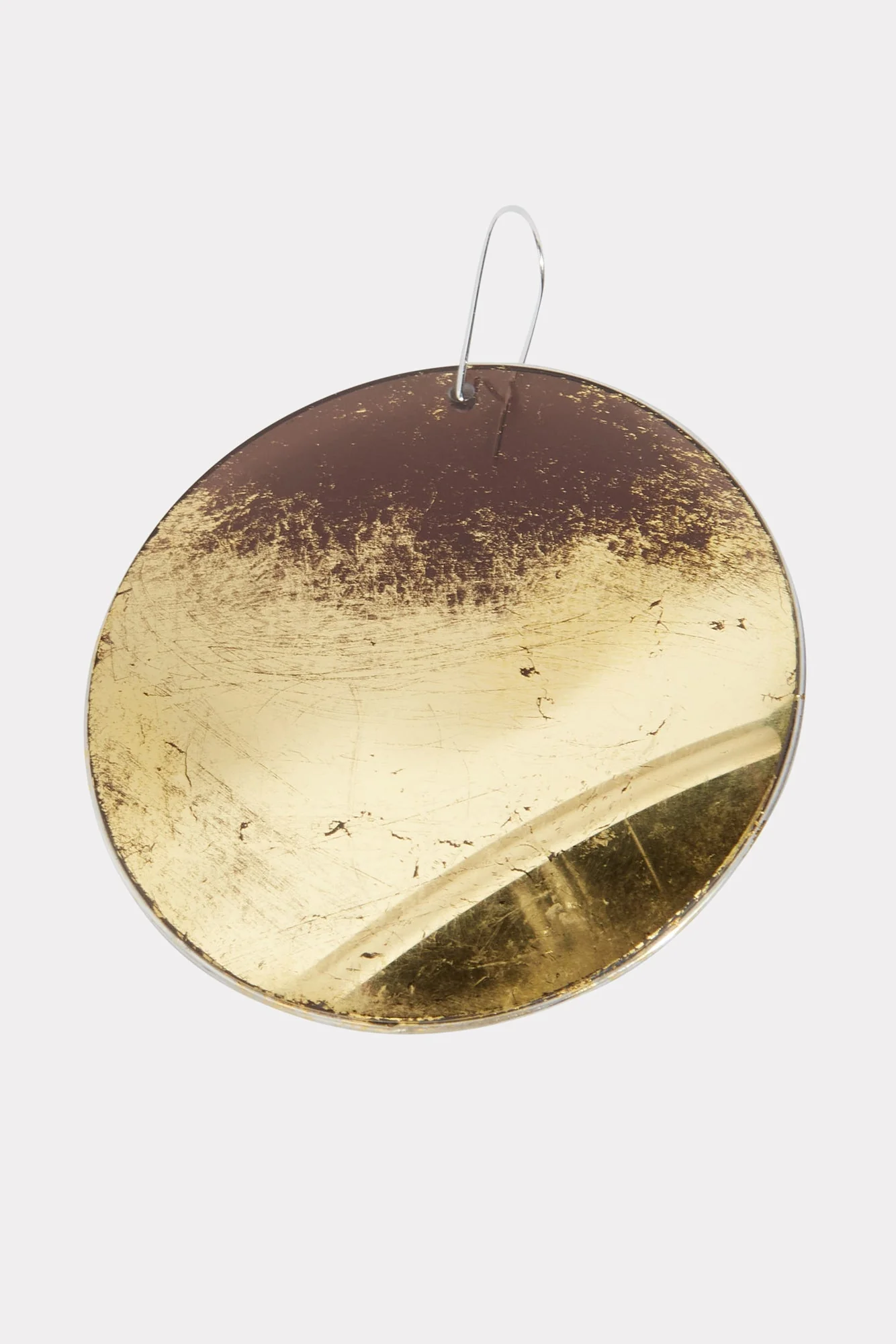 Brown Gold message Earring - Image 2