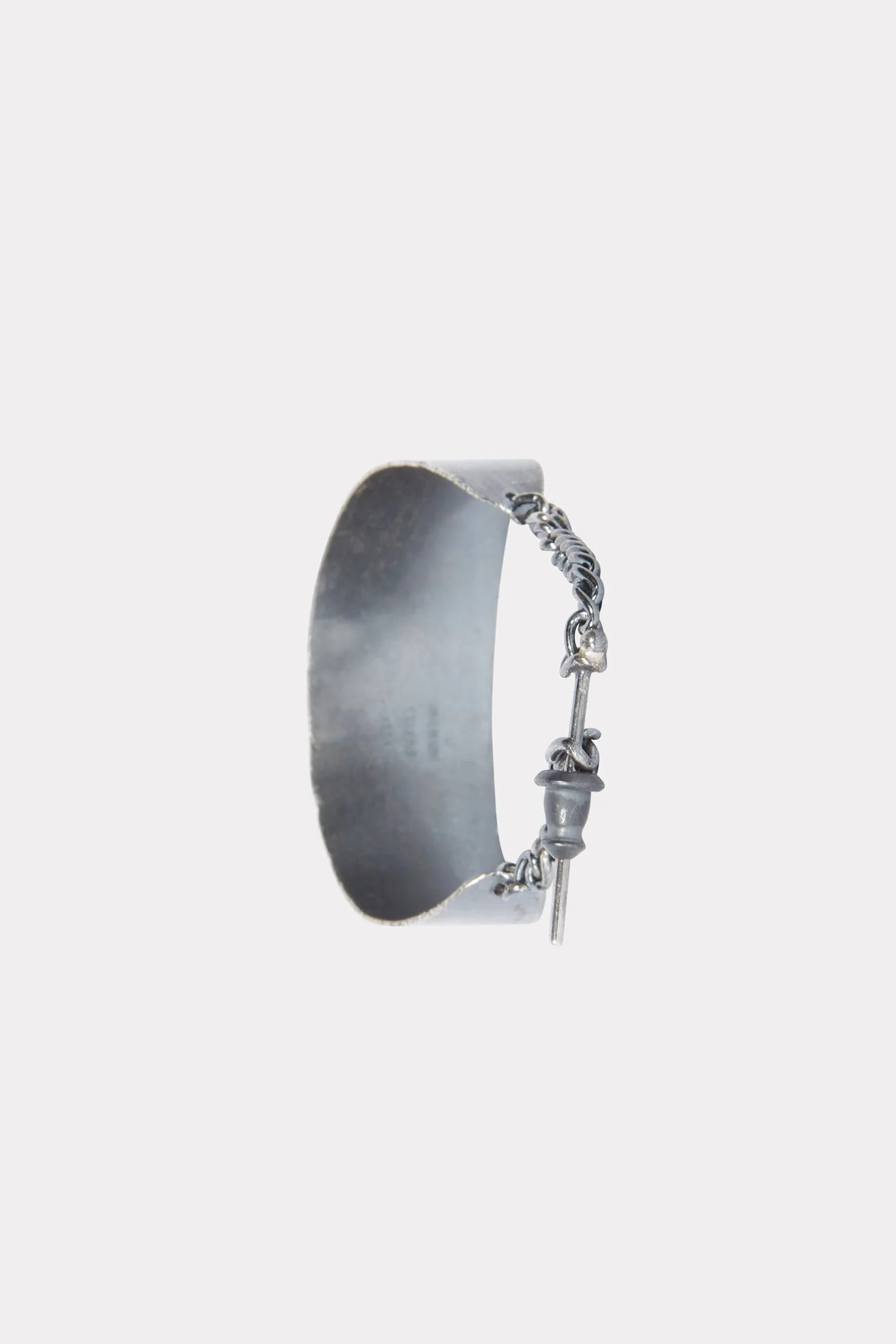 Oxy dyed Silver Earring (Medium) - Image 2