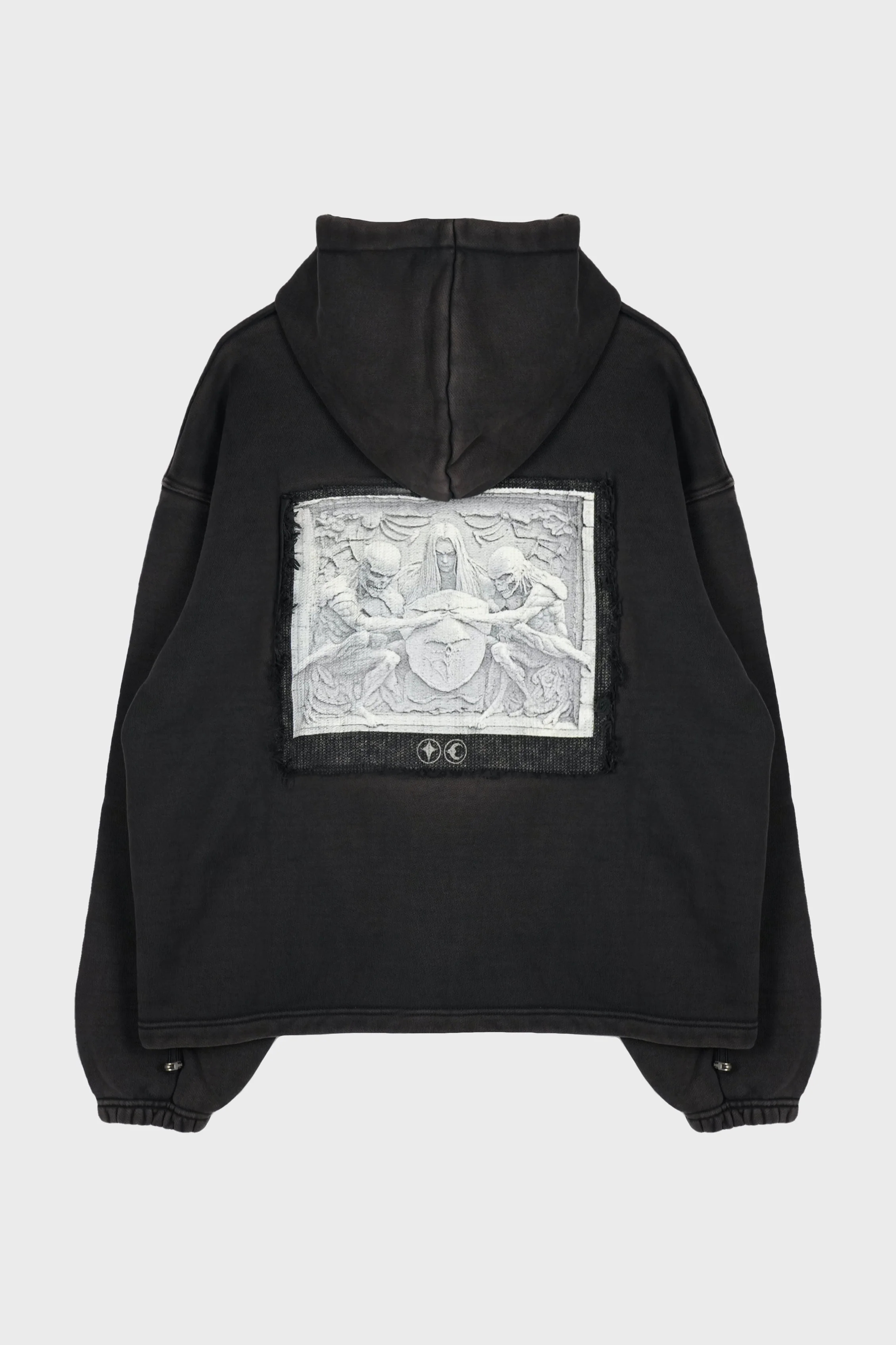 DEVIL PEACE PATCH HOODIE - Image 2