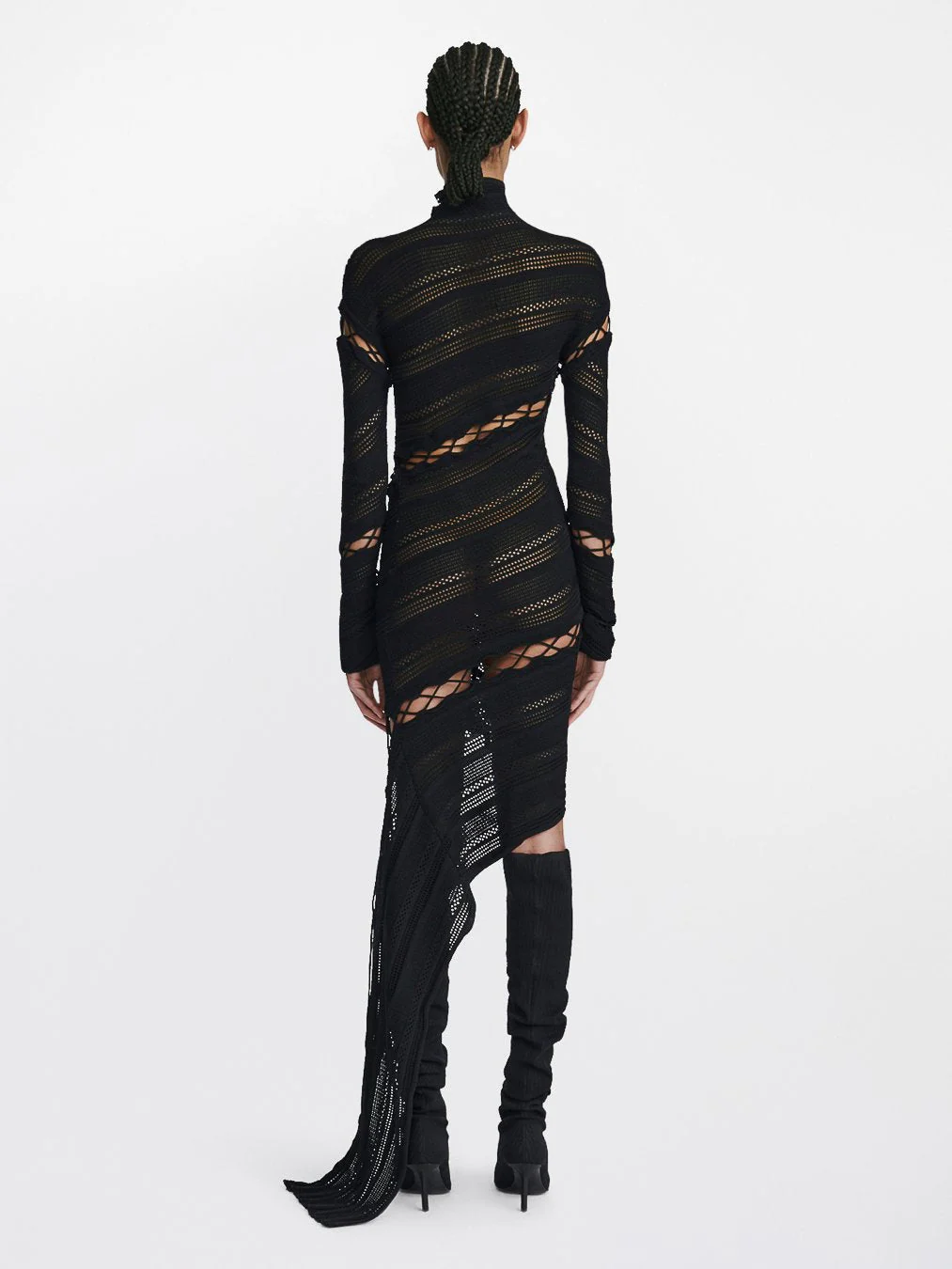 COILING OPENWORK DRESS - Image 4