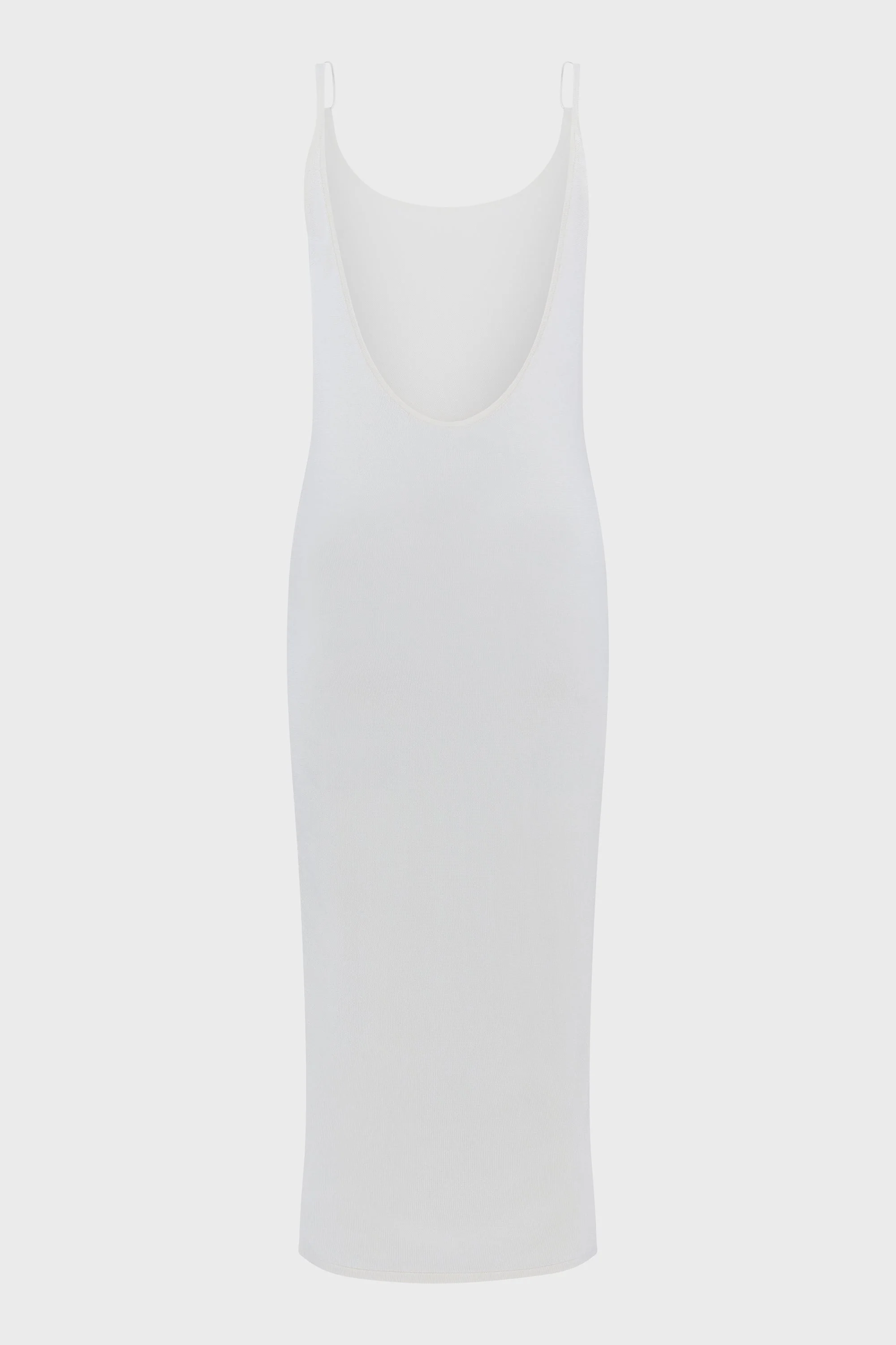 DOUBLE WIRE SLIP DRESS IVORY - Image 3