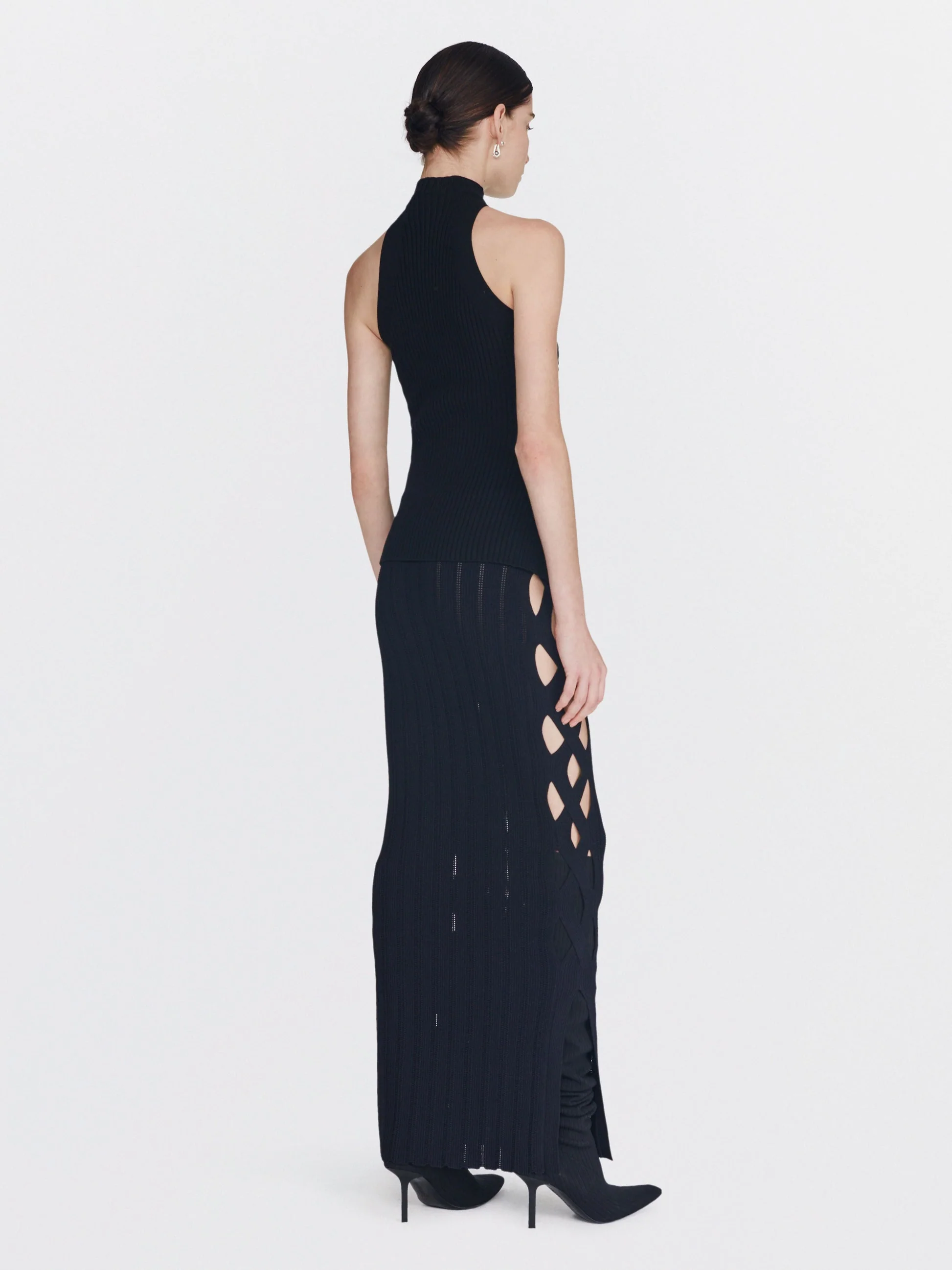 SNAKESKIN LONG SKIRT - Image 4