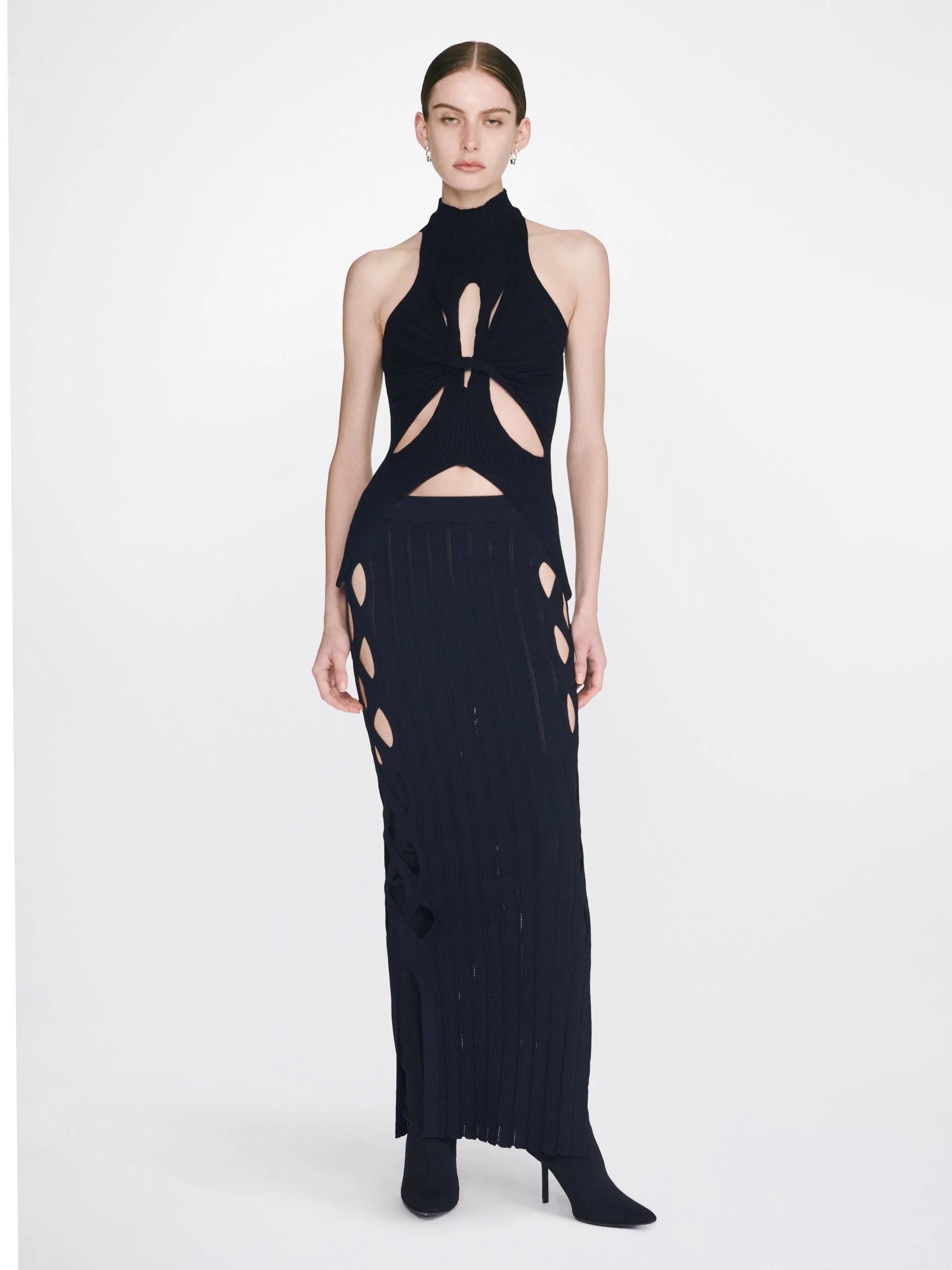 SNAKESKIN LONG SKIRT - Image 5
