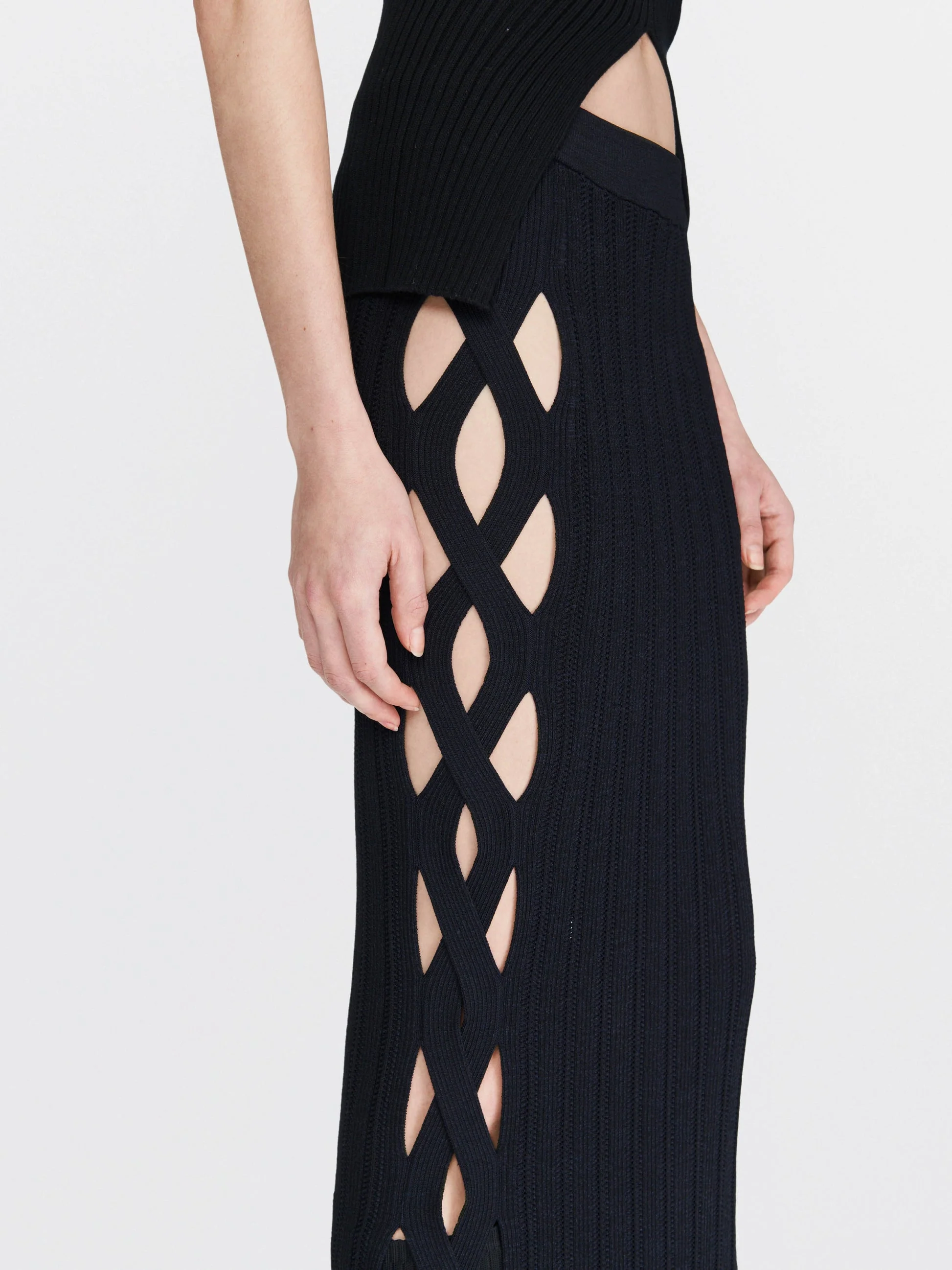 SNAKESKIN LONG SKIRT - Image 6
