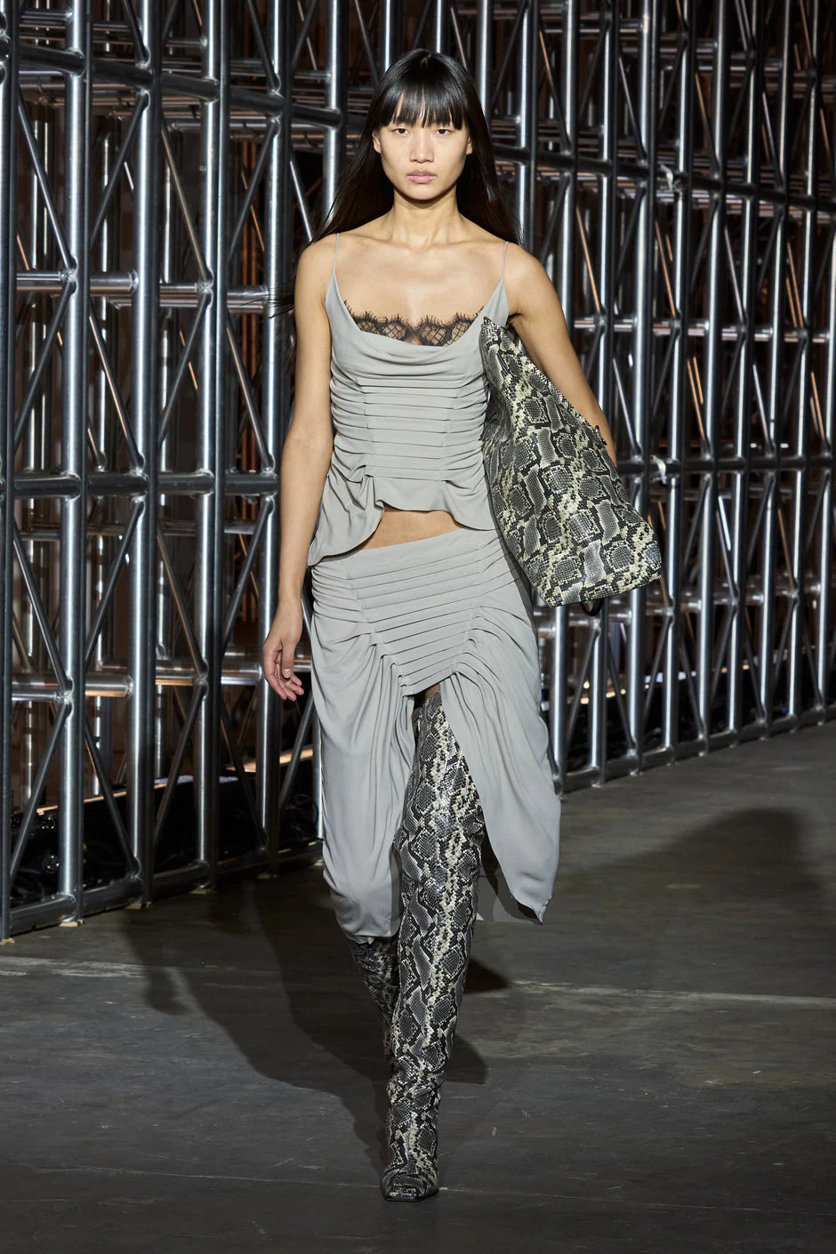 VENTRAL DRAPED SKIRT - Image 6