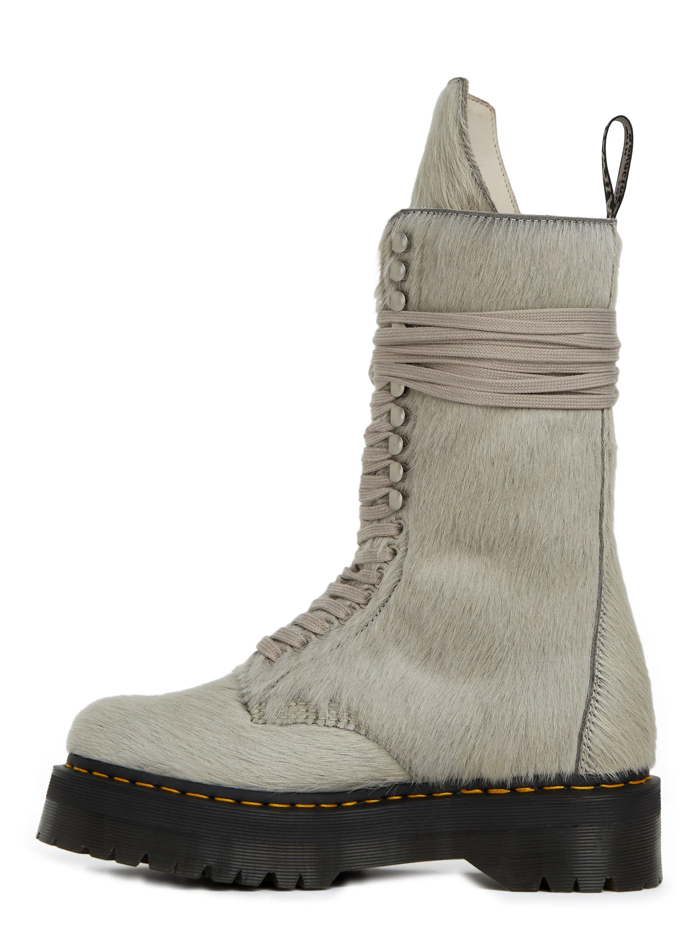 DR MARTENS × RICK OWENS QUAD SOLE CALF LENGTH BOOT - Image 3