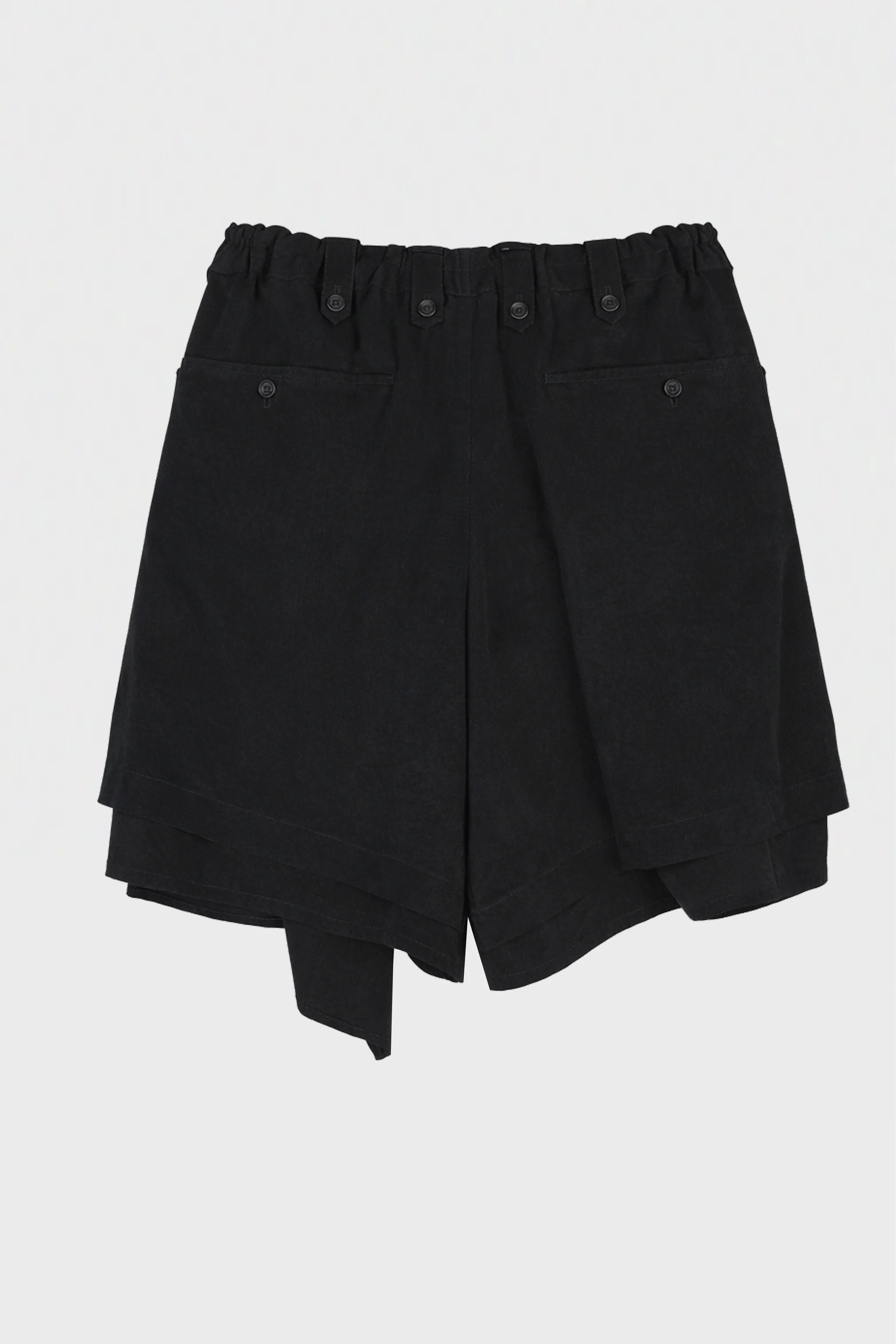DRAPE PANEL ATTACHED SHORT PANTS - Image 3
