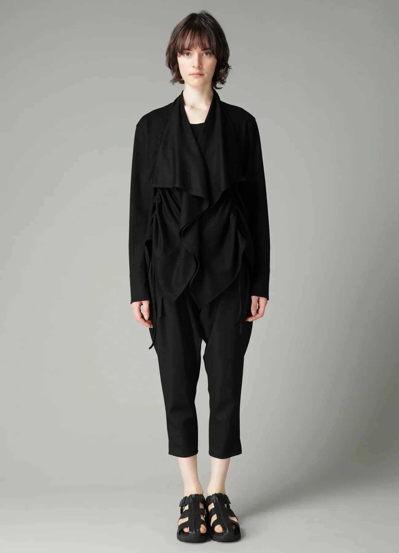 DRAPED GATHER CARDIGAN - Image 2