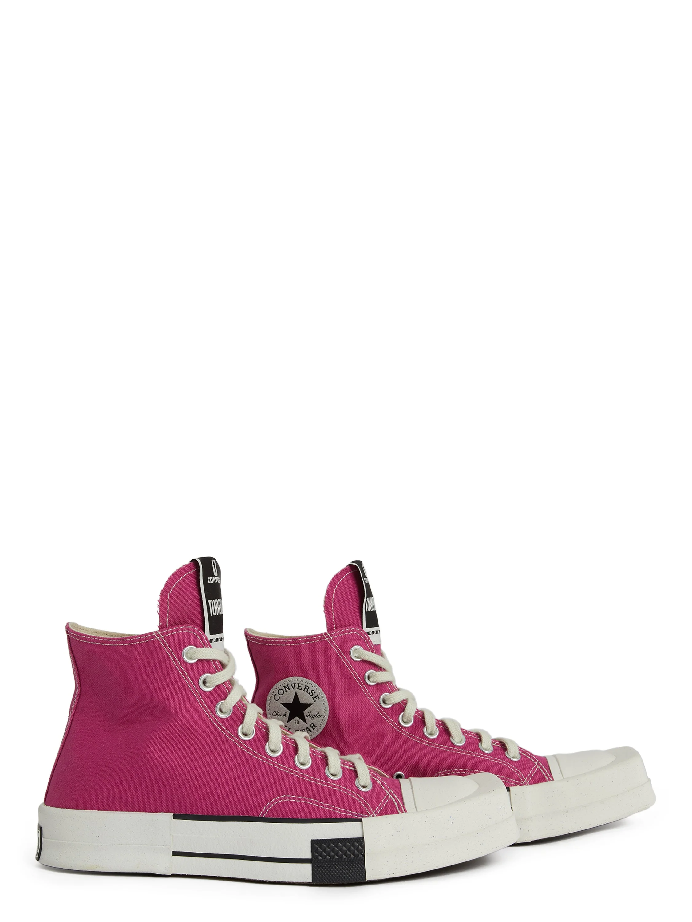 DRKSHDW × CONVERSE TURBODRK LACELESS HI HOTPINK - UNISEX - Image 12