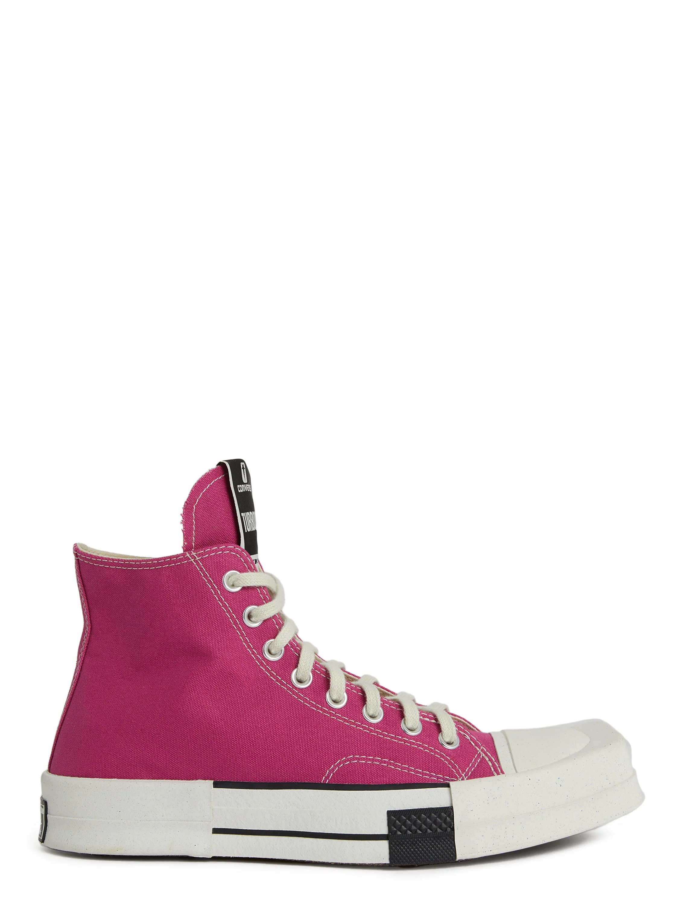 DRKSHDW × CONVERSE TURBODRK LACELESS HI HOTPINK - UNISEX - Image 3