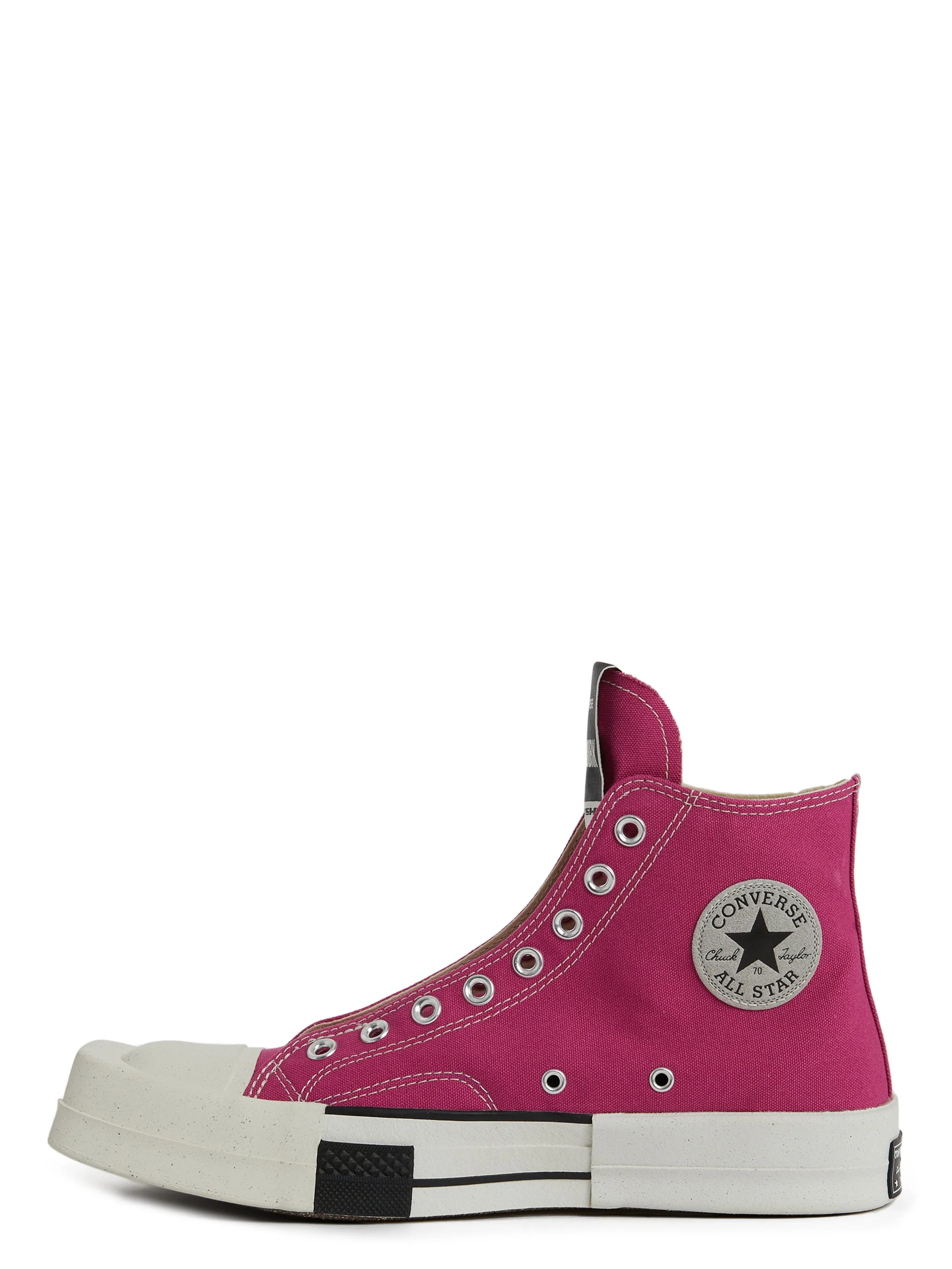 DRKSHDW × CONVERSE TURBODRK LACELESS HI HOTPINK - UNISEX - Image 5