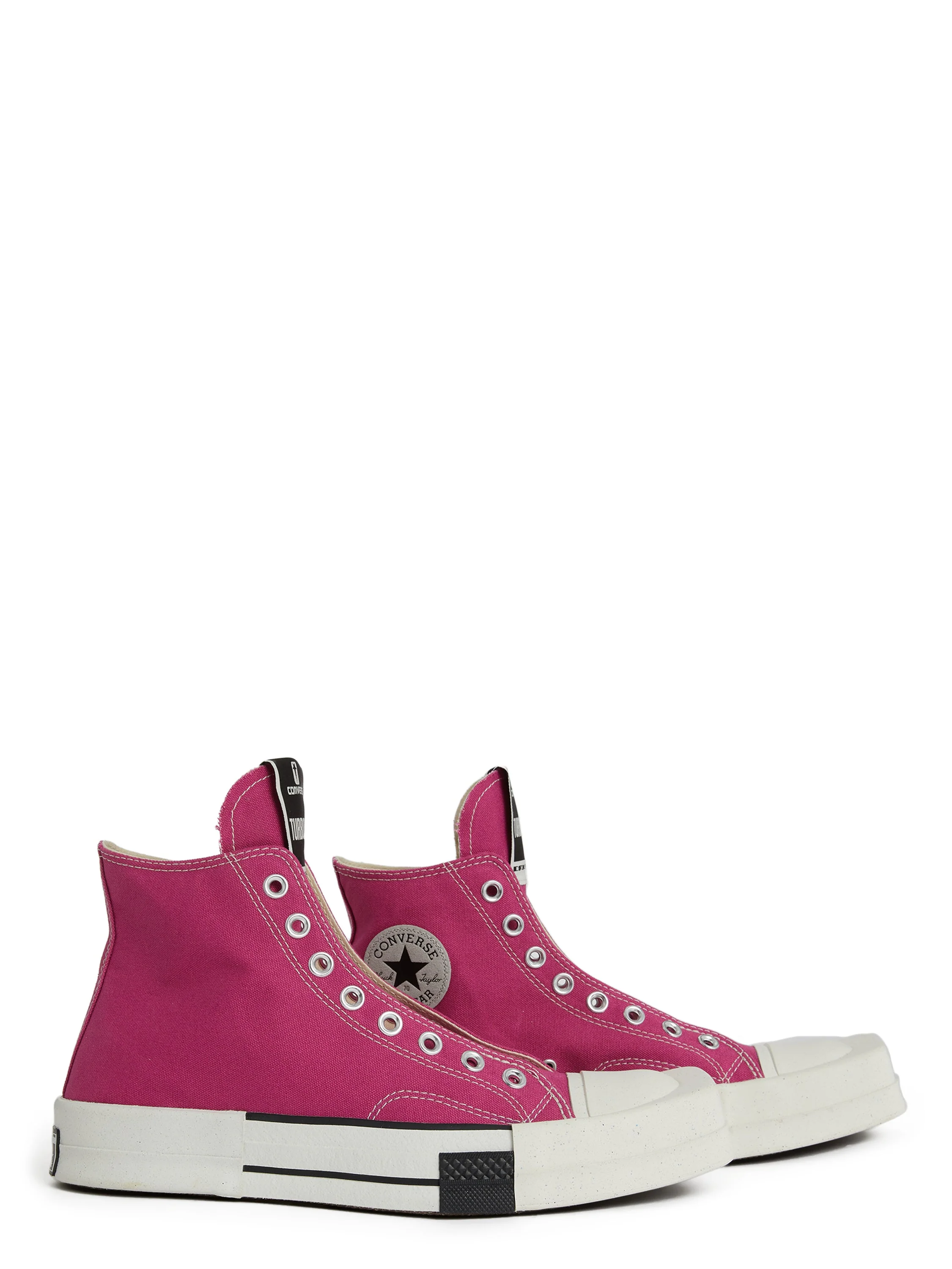 DRKSHDW × CONVERSE TURBODRK LACELESS HI HOTPINK - UNISEX - Image 6
