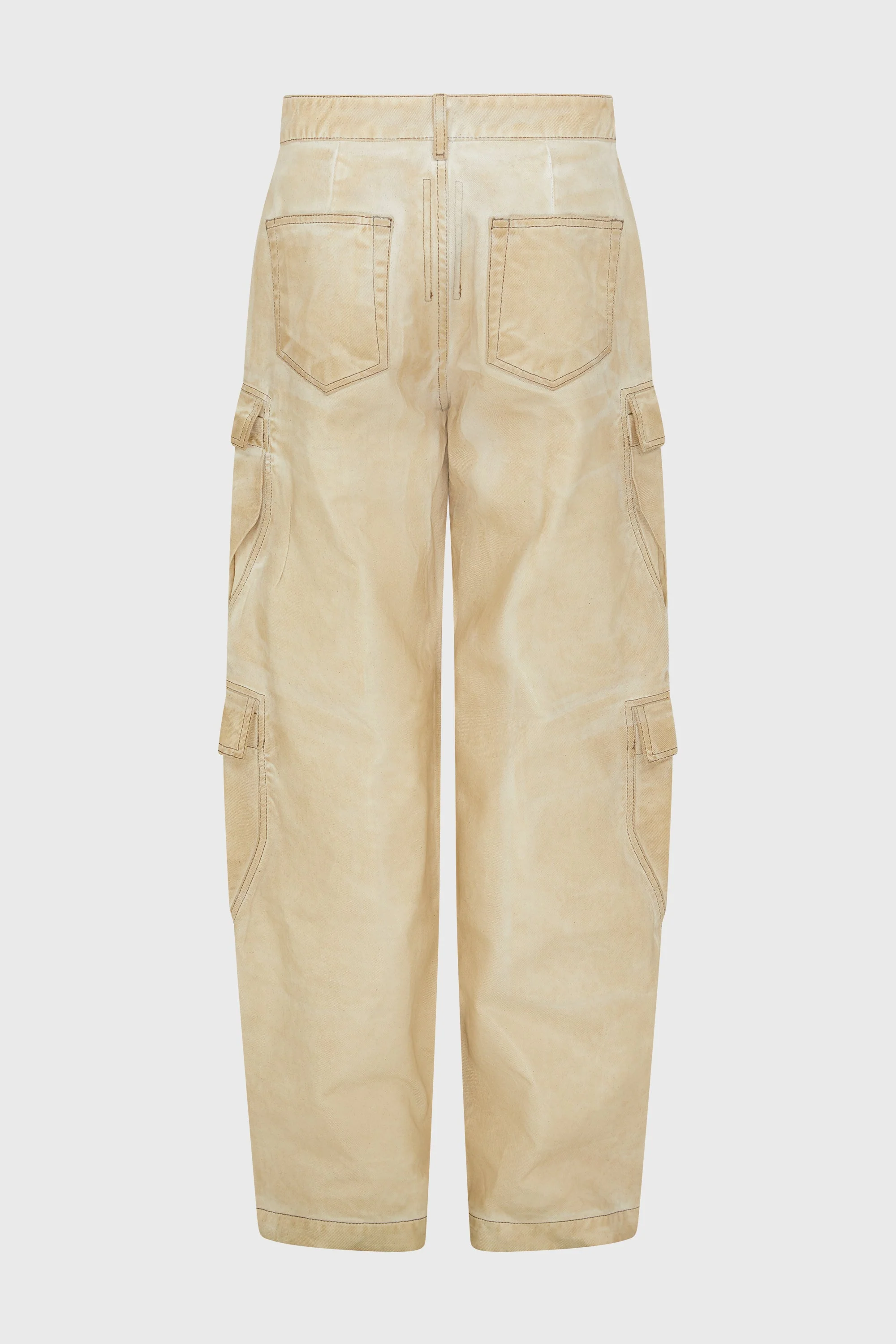 DOUBLE CARGO JEANS PARCHMENT - Image 3