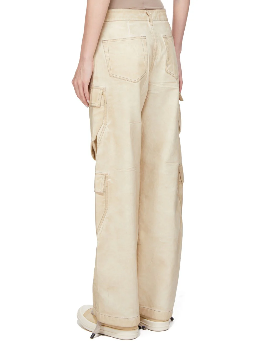 DOUBLE CARGO JEANS PARCHMENT - Image 4
