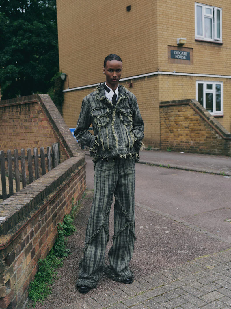 CARGO DENIM TARTAN DENIM - Image 2