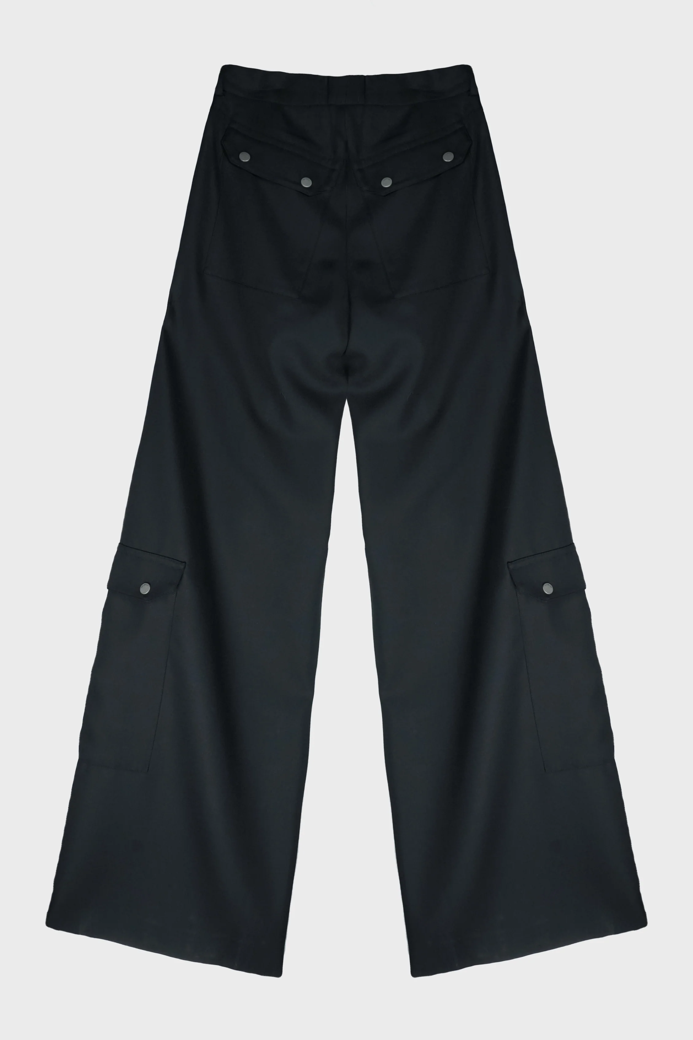 MULTI-ZIP FRONT TROUSER BLACK TAILORING WOOL - Image 2