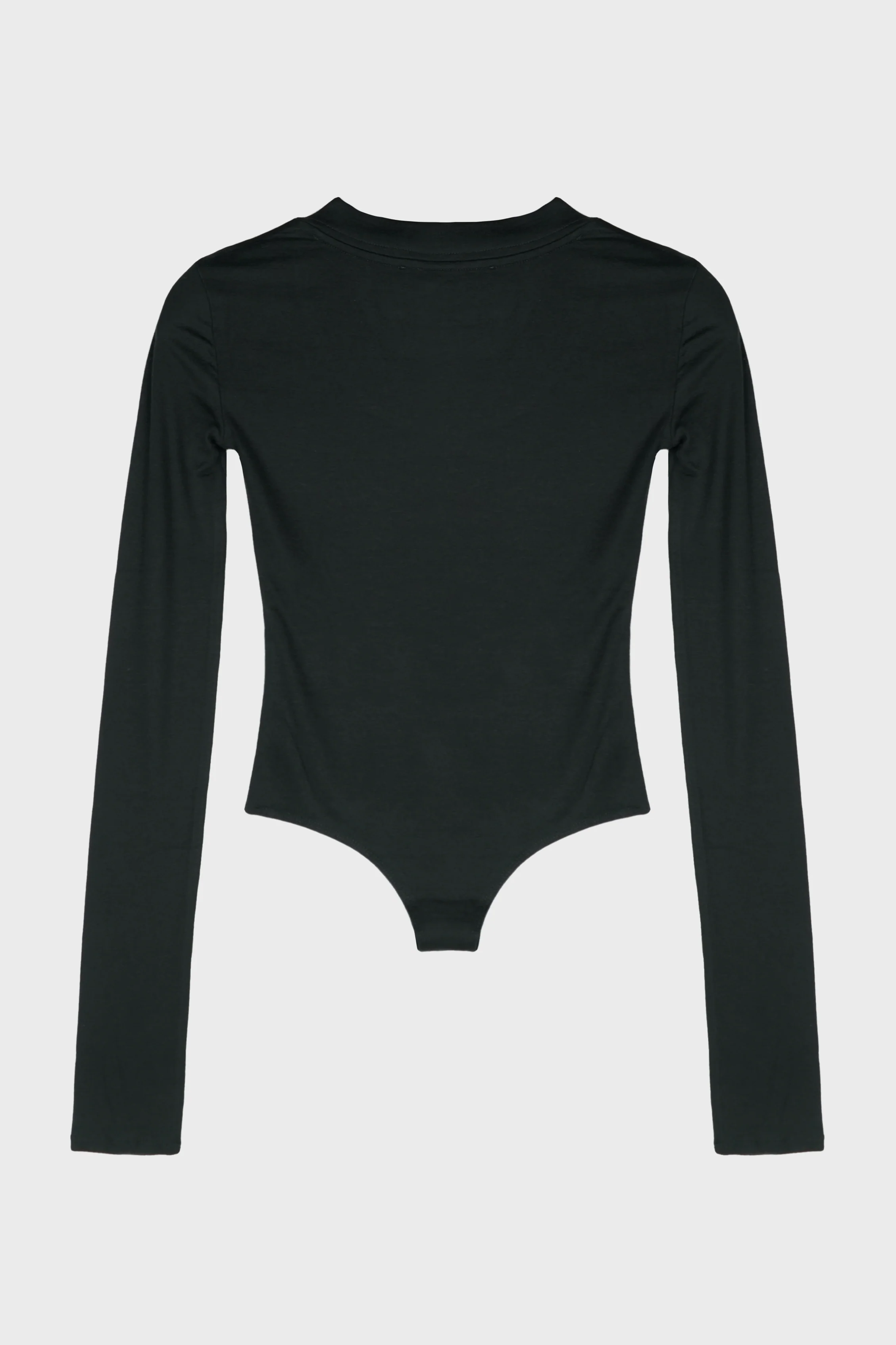 CIRCLE NECK BODYSUIT BLACK - Image 2