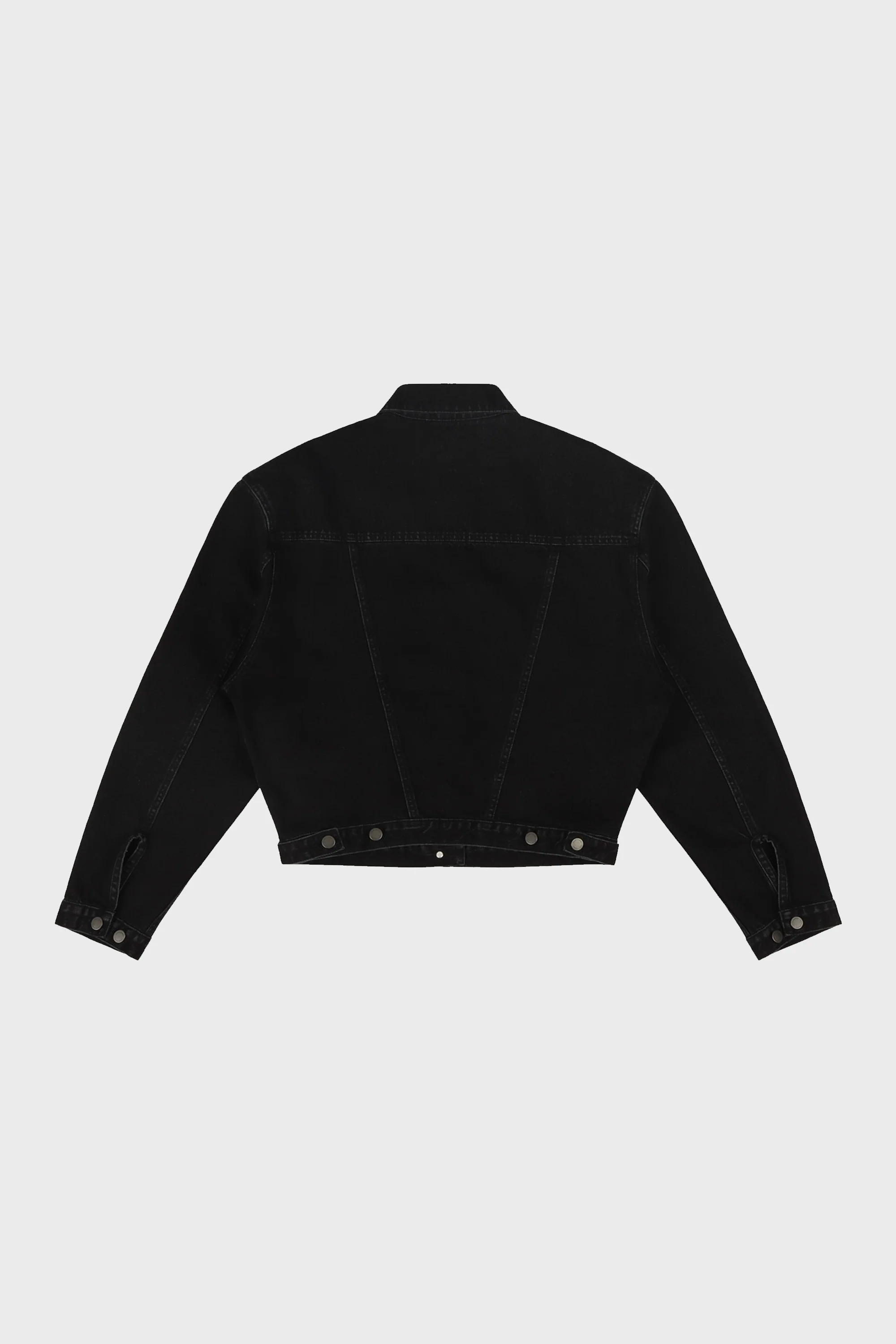 SHRUNKEN DENIM JACKET MAGNETITE - Image 3