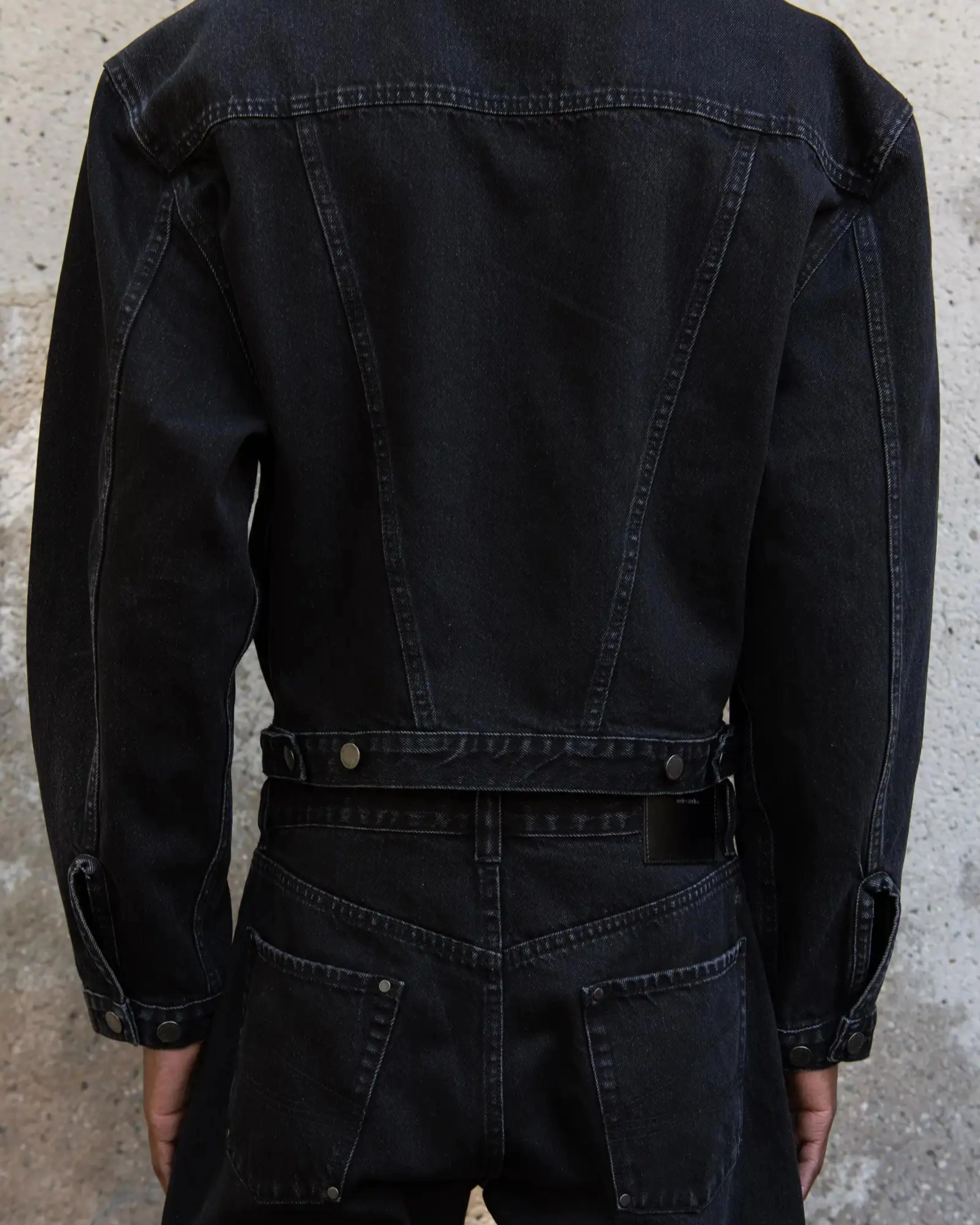 SHRUNKEN DENIM JACKET MAGNETITE - Image 6