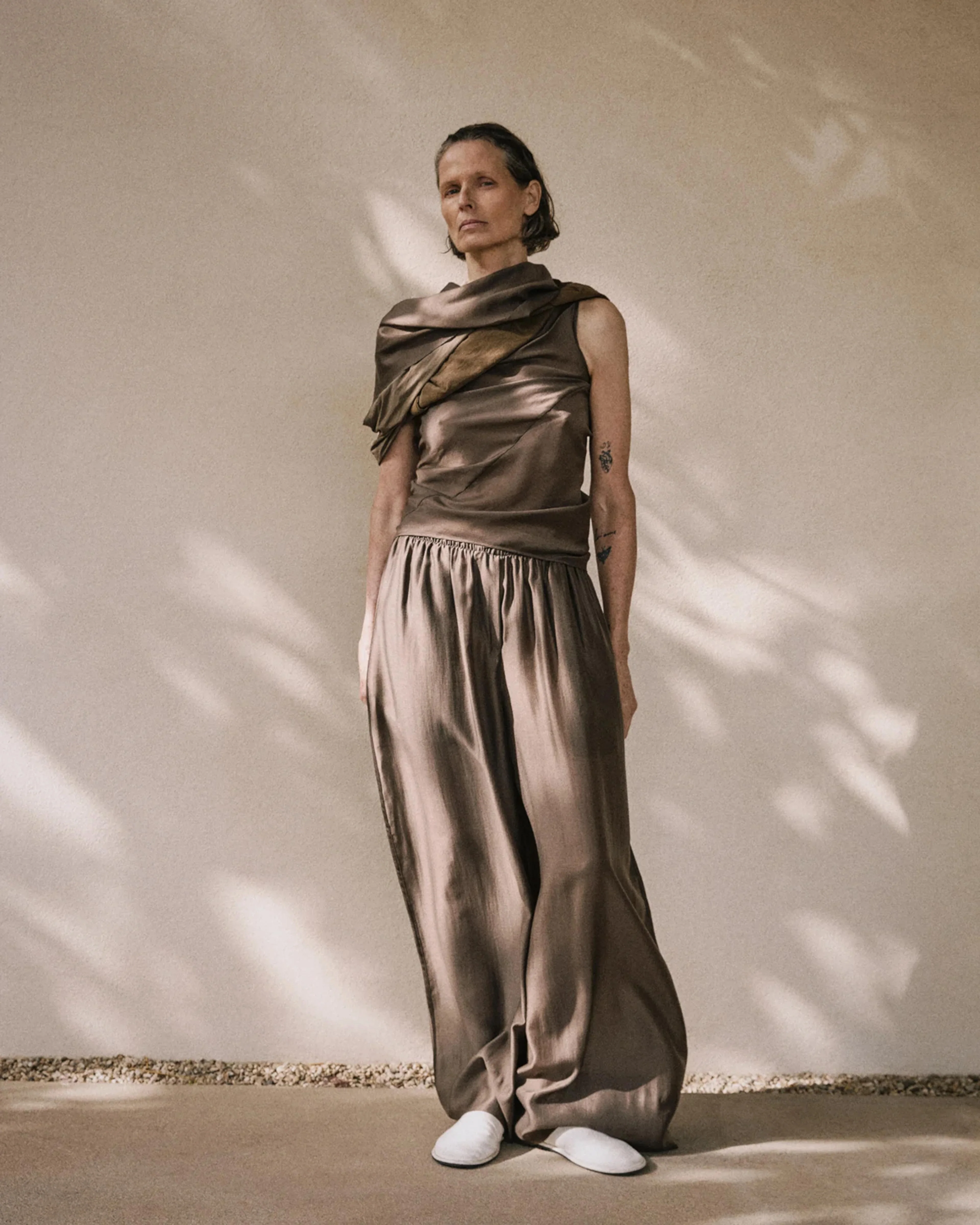 VENTO WIDE LEG PANT MOCHA - Image 2